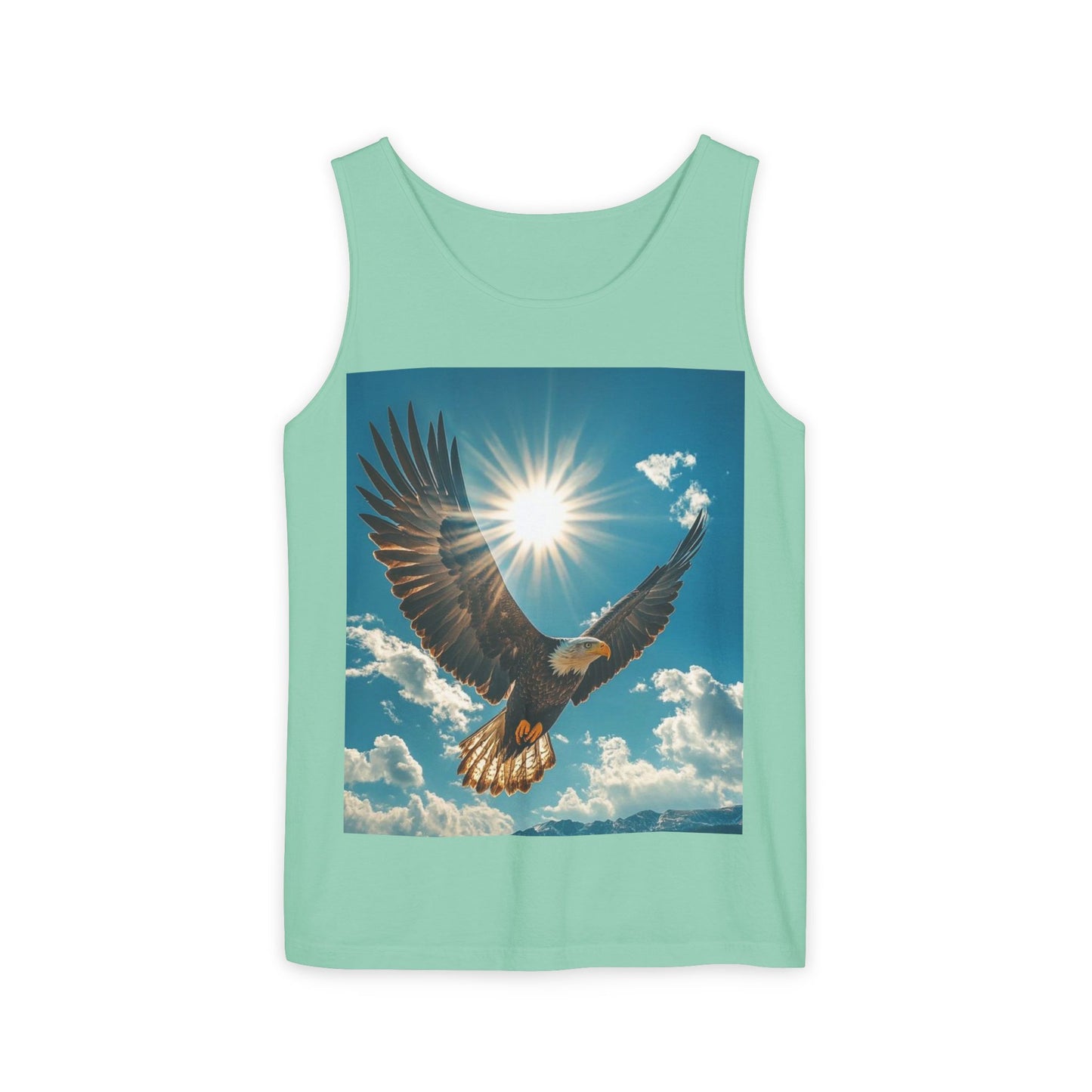 Eagle Sunflight Tank Top — Soaring Eagle Graphic Tank
