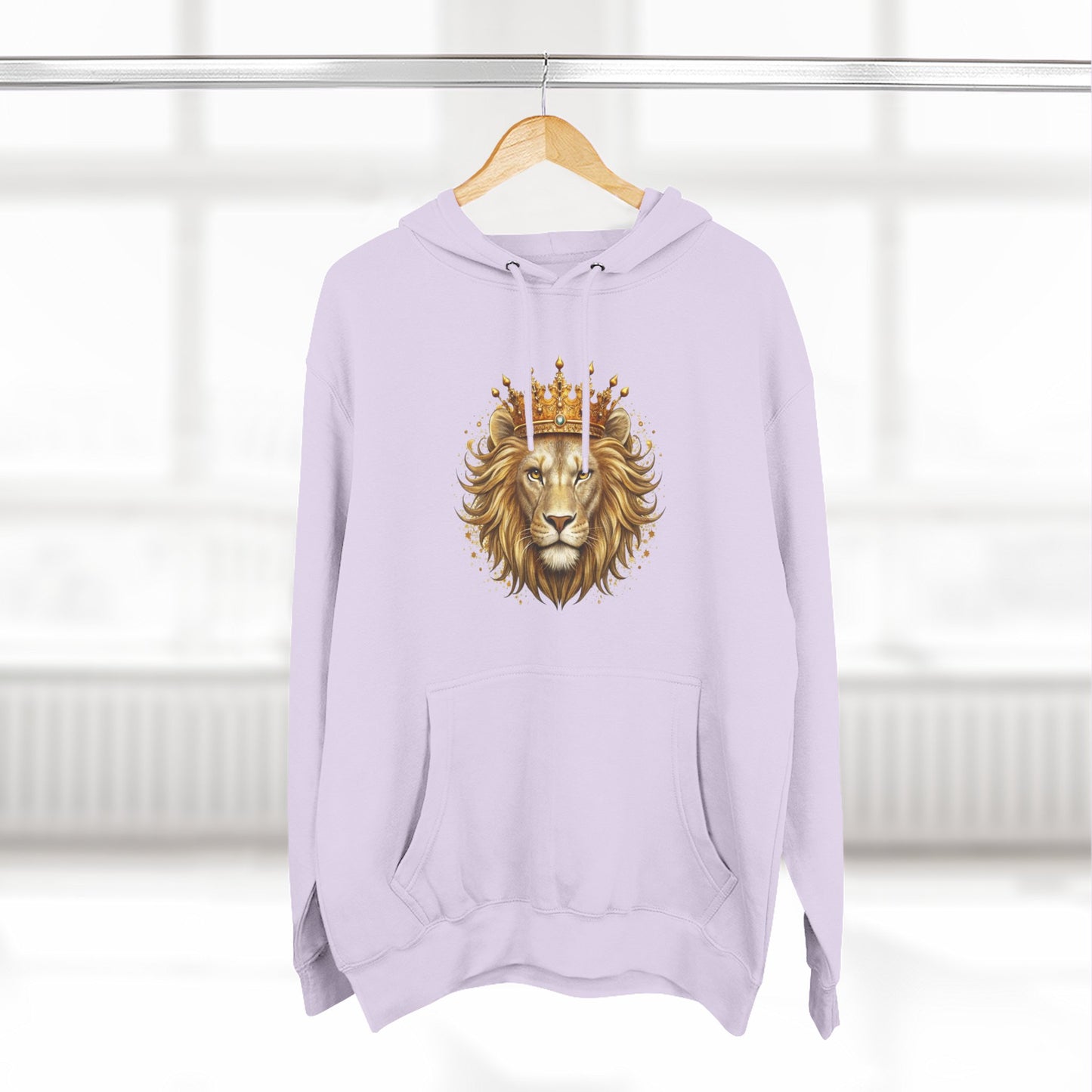 Lion King Crown Hoodie – Regal Lion Graphic Pullover