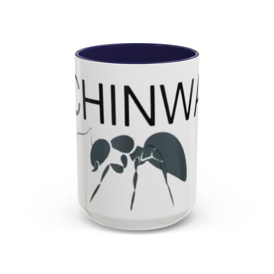 Coffee Mug – 'Chinwag' Ant Illustration Accent Mug (11/15oz)