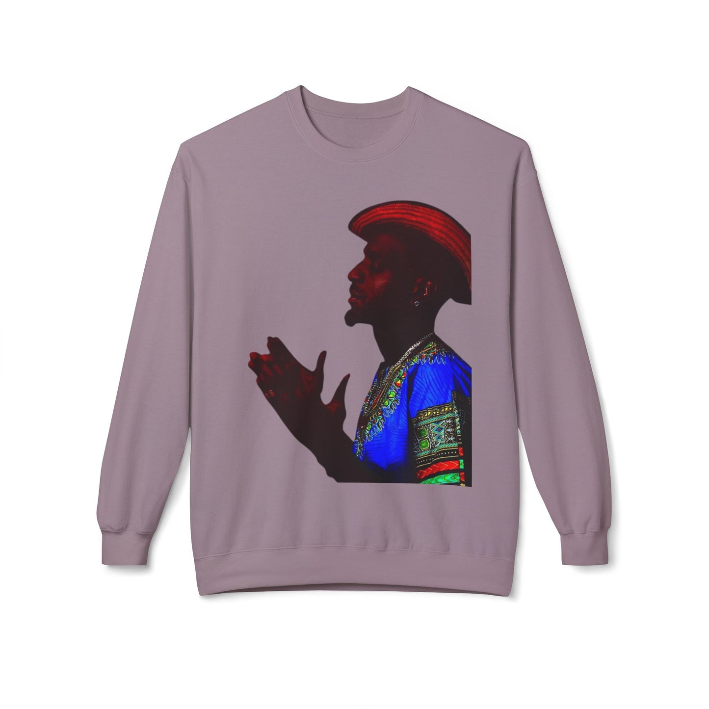 shirt local Cultural Vibes Crewneck Sweatshirt, Unisex Fleece Sweater, Ethnic Apparel, Holiday Gift, Cozy Fashion