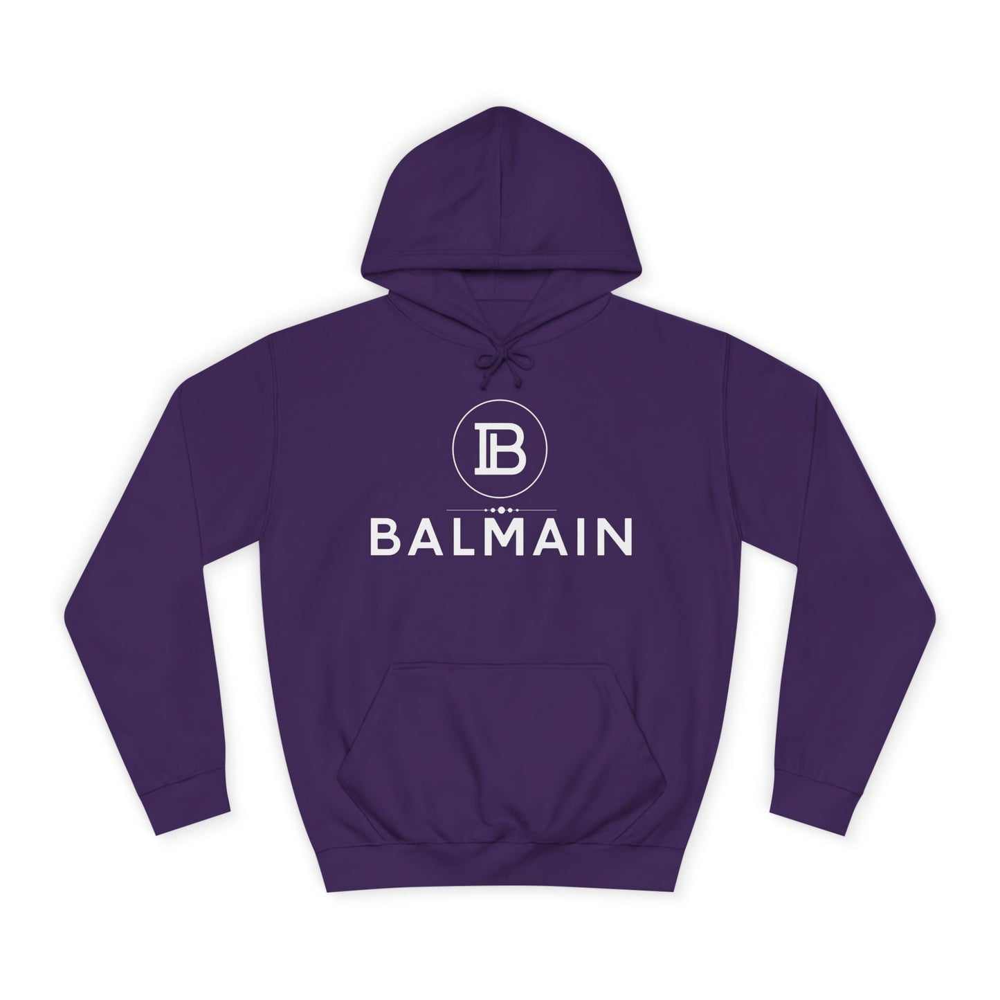 Stylish Unisex College Hoodie with BALMAIN Logo