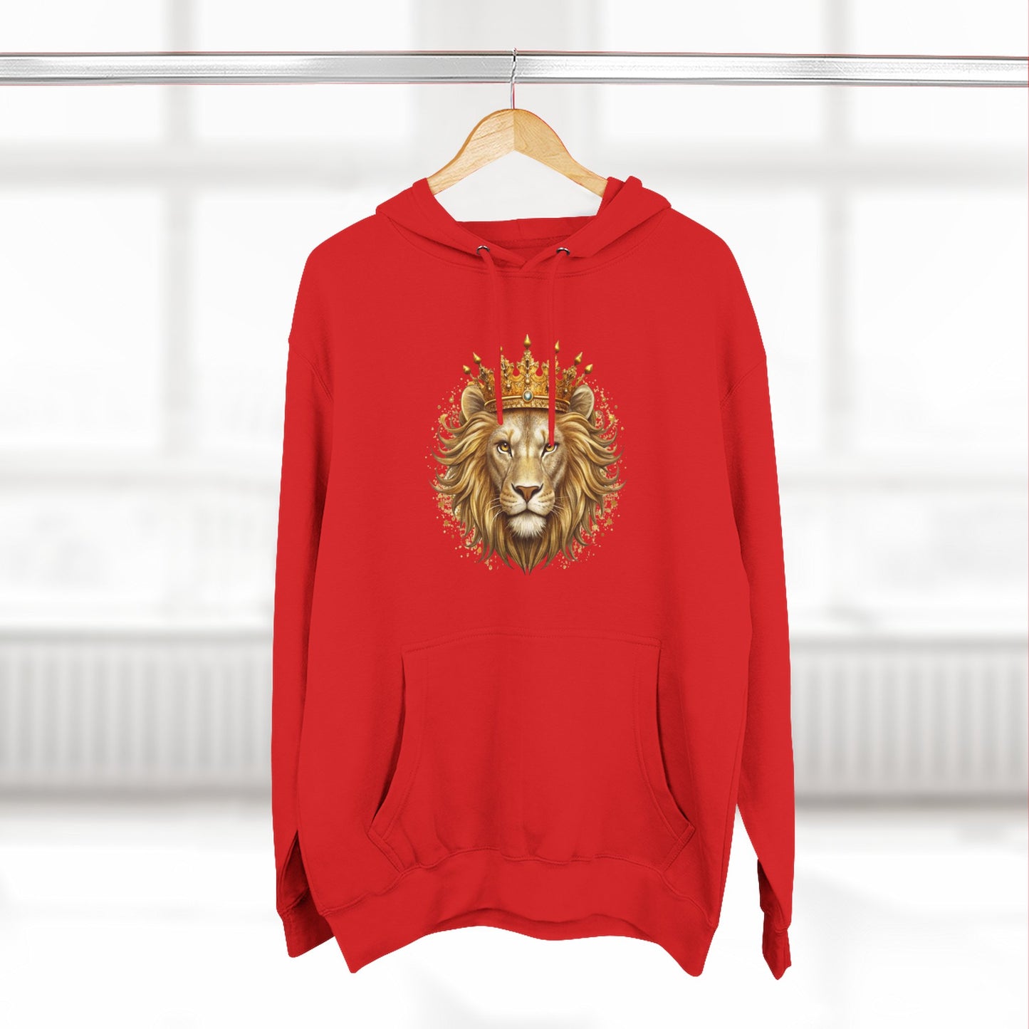 Lion King Crown Hoodie – Regal Lion Graphic Pullover