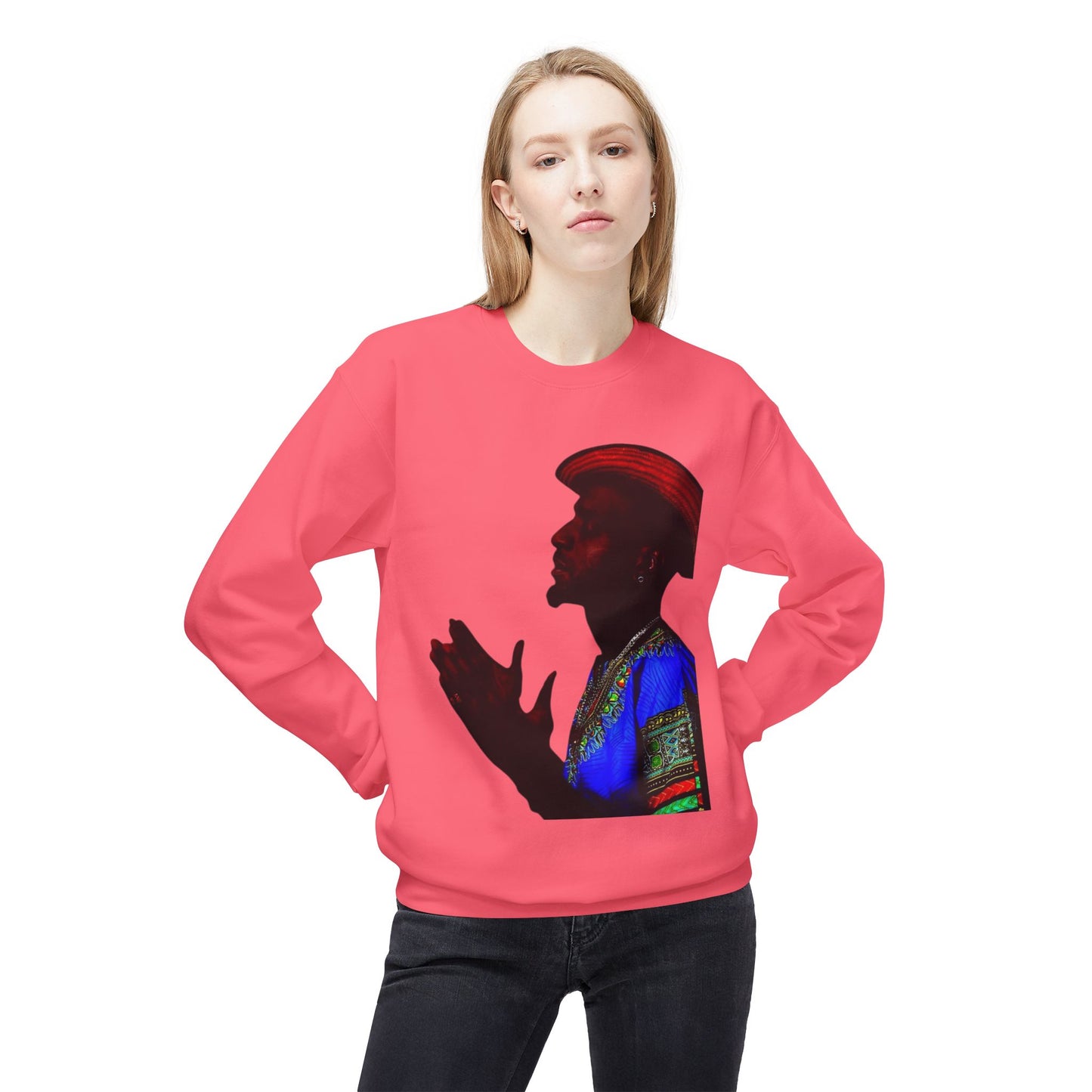 shirt local Cultural Vibes Crewneck Sweatshirt, Unisex Fleece Sweater, Ethnic Apparel, Holiday Gift, Cozy Fashion