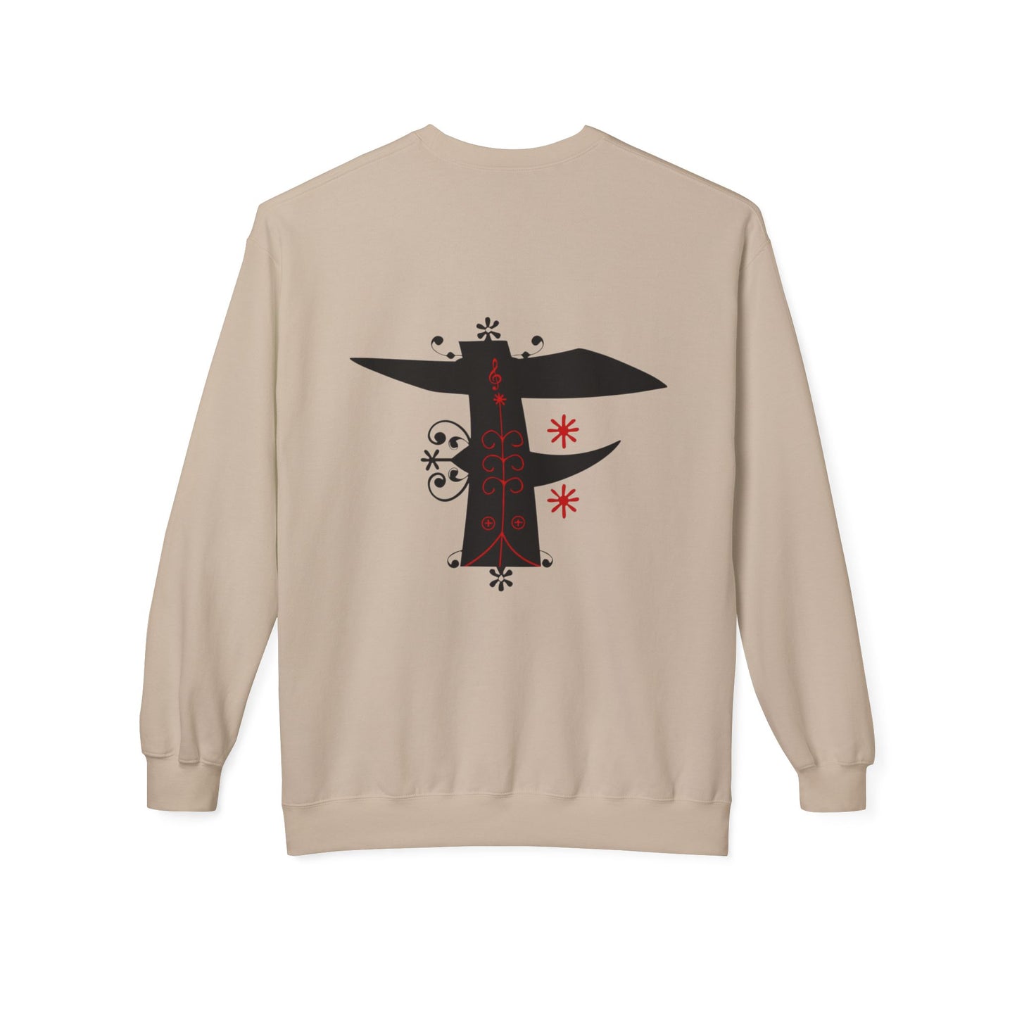 shirt local Cultural Vibes Crewneck Sweatshirt, Unisex Fleece Sweater, Ethnic Apparel, Holiday Gift, Cozy Fashion