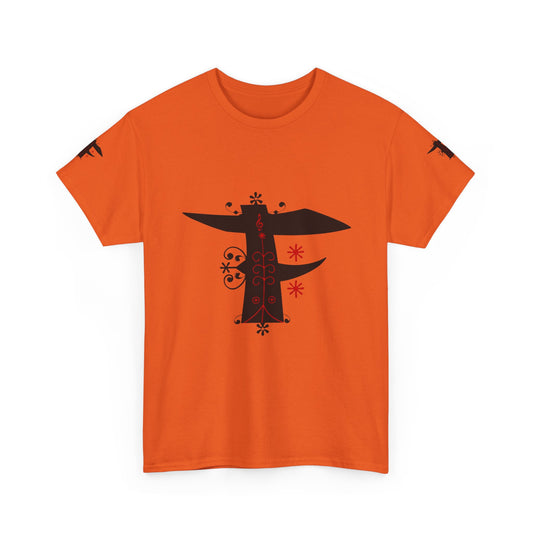 Festive Papa Rap Unisex Heavy Cotton Tee | Holiday Gift, Casual Wear, Graphic Tee, Family Celebration Shirt, Unique Gift for Dads