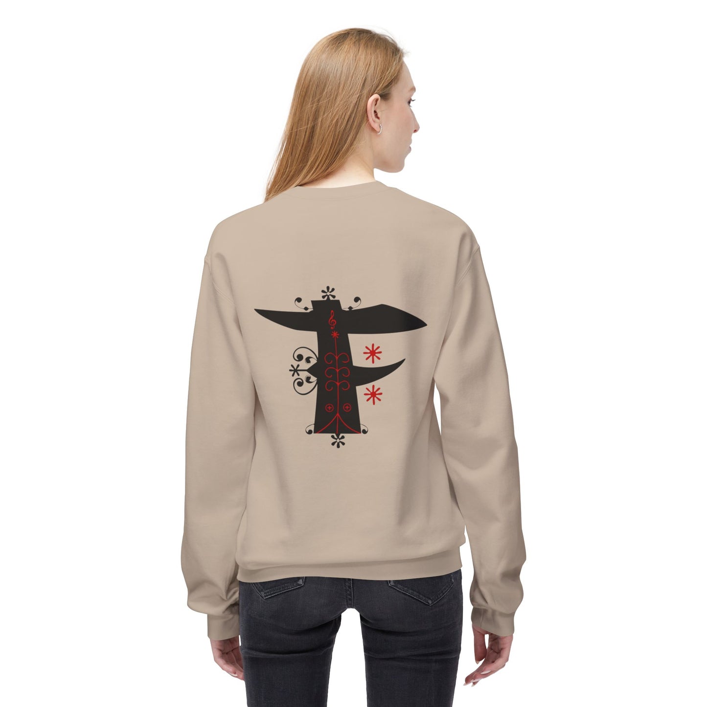 shirt local Cultural Vibes Crewneck Sweatshirt, Unisex Fleece Sweater, Ethnic Apparel, Holiday Gift, Cozy Fashion