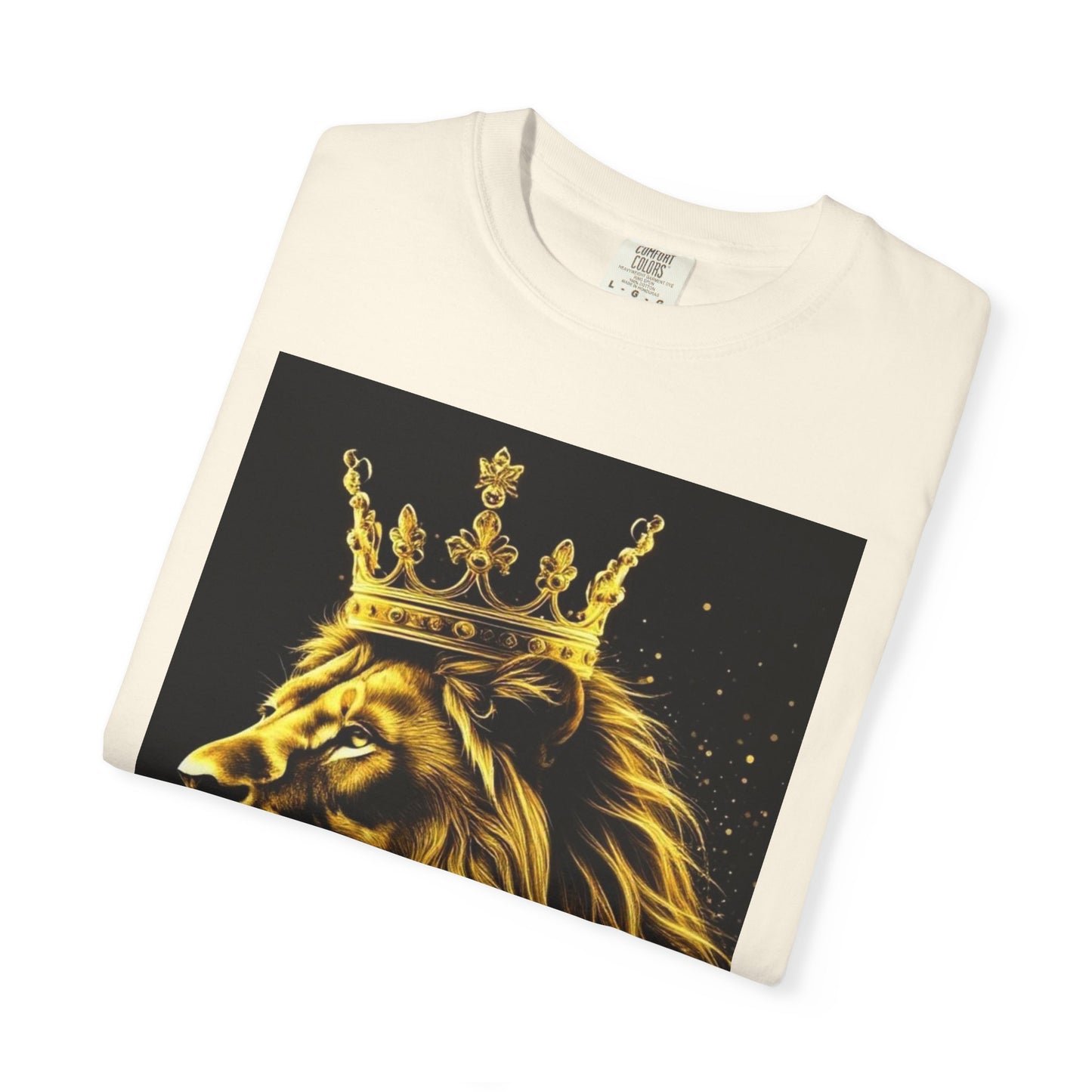 Lion King Crown T-Shirt — Regal Golden Lion Graphic Tee