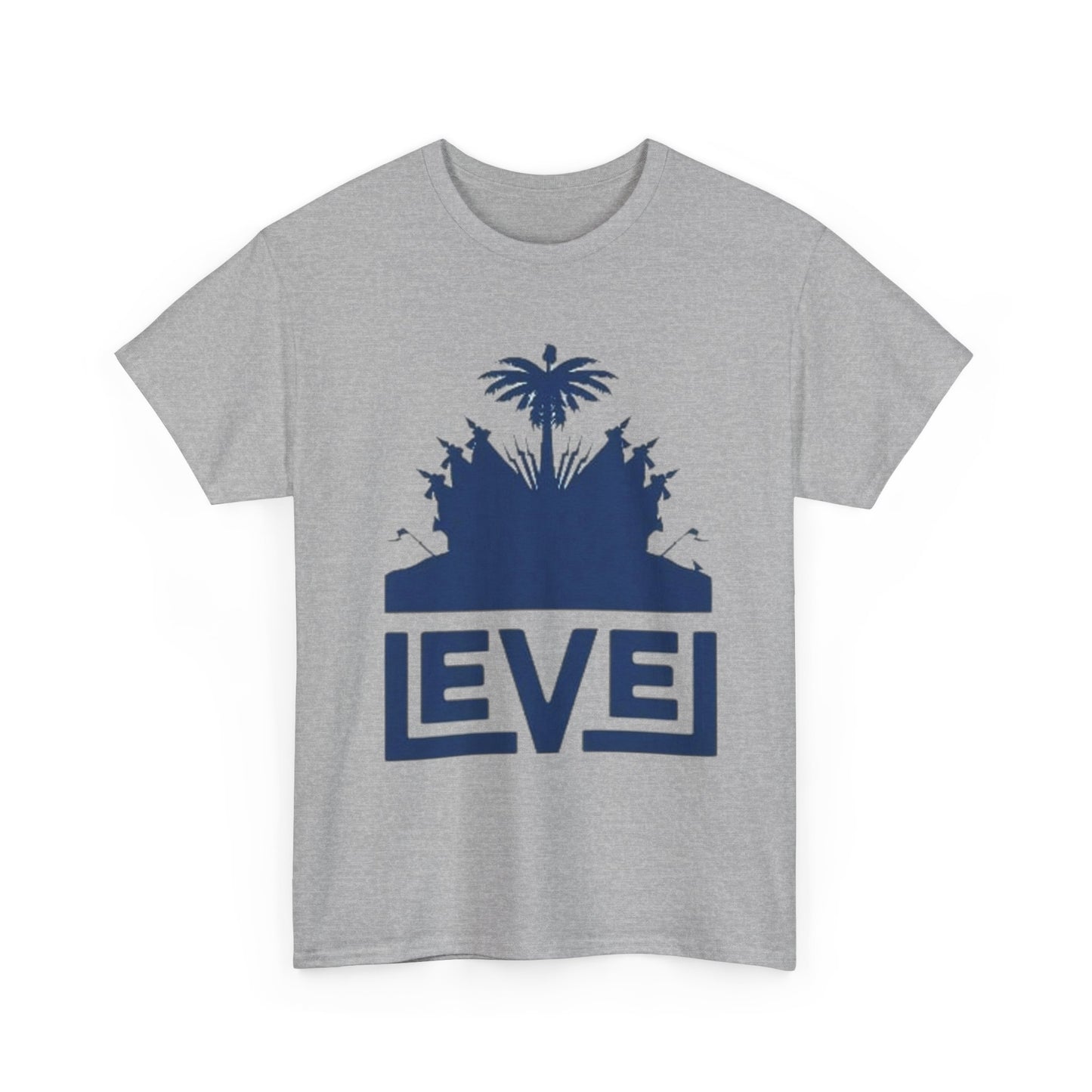 T-Shirt with Palm Tree Design