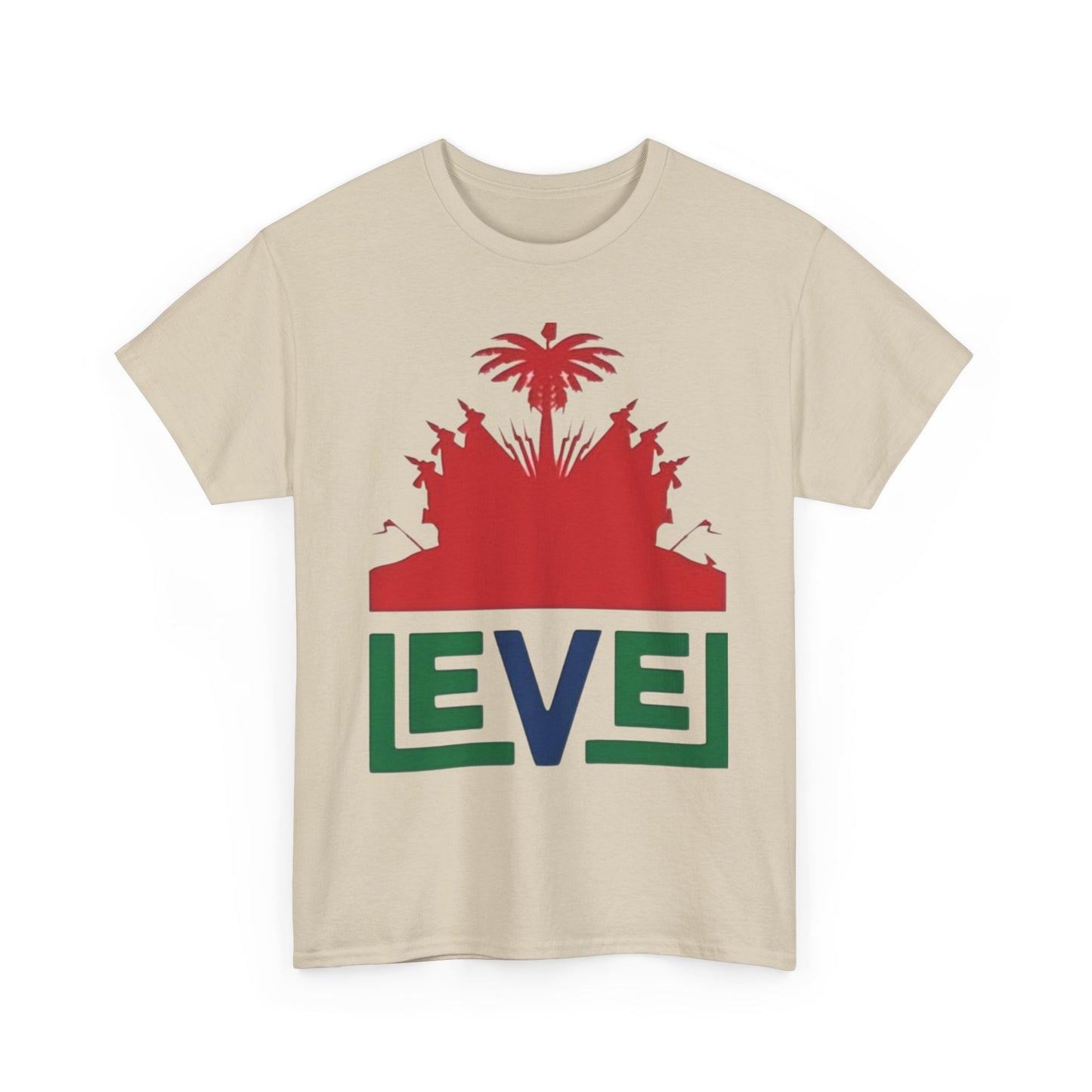 Tropical Vibes Unisex Heavy Cotton Tee with Graphic Design, Casual Wear, Summer Fashion, Beachwear, Gift Idea