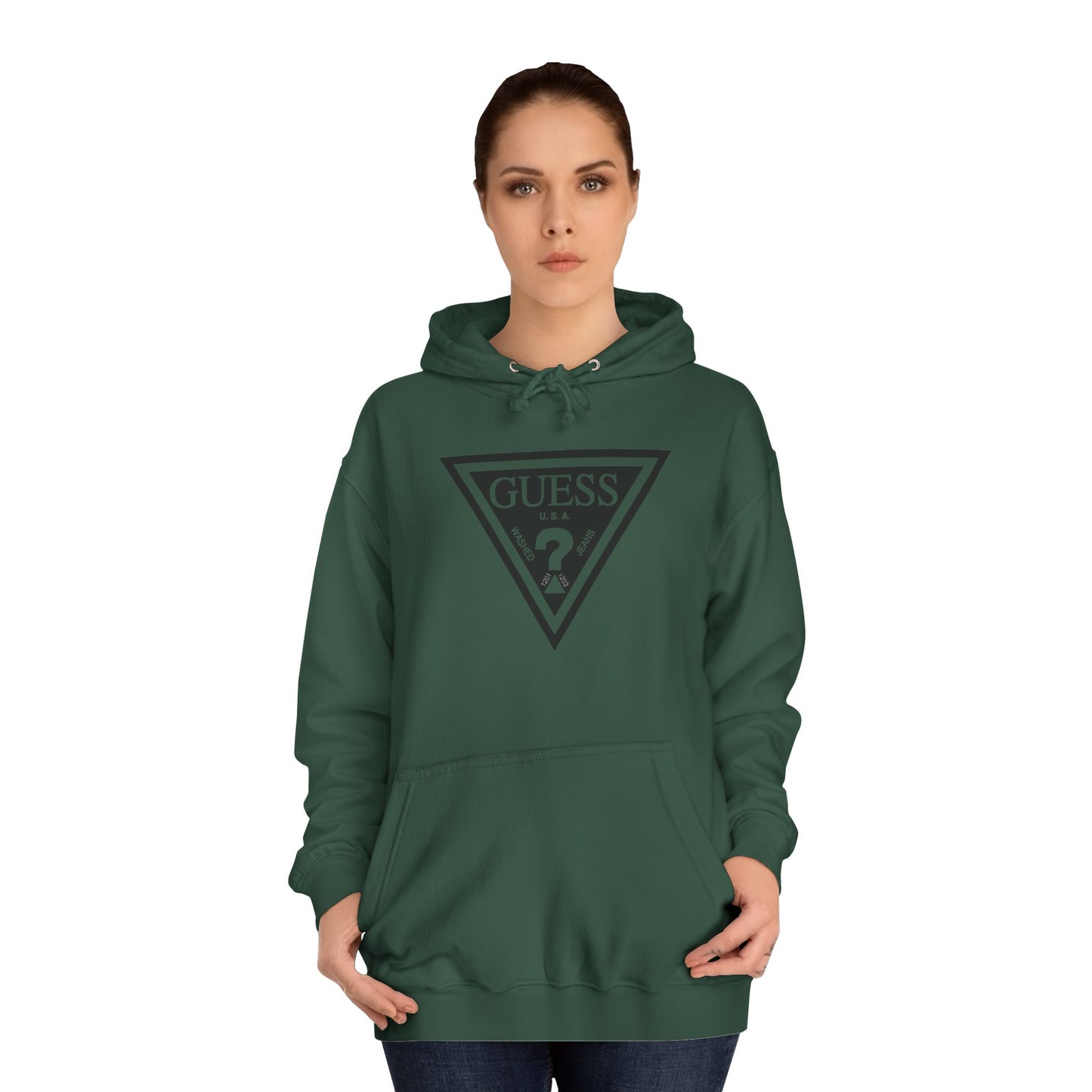 Unisex College Hoodie - Classic Guess Design