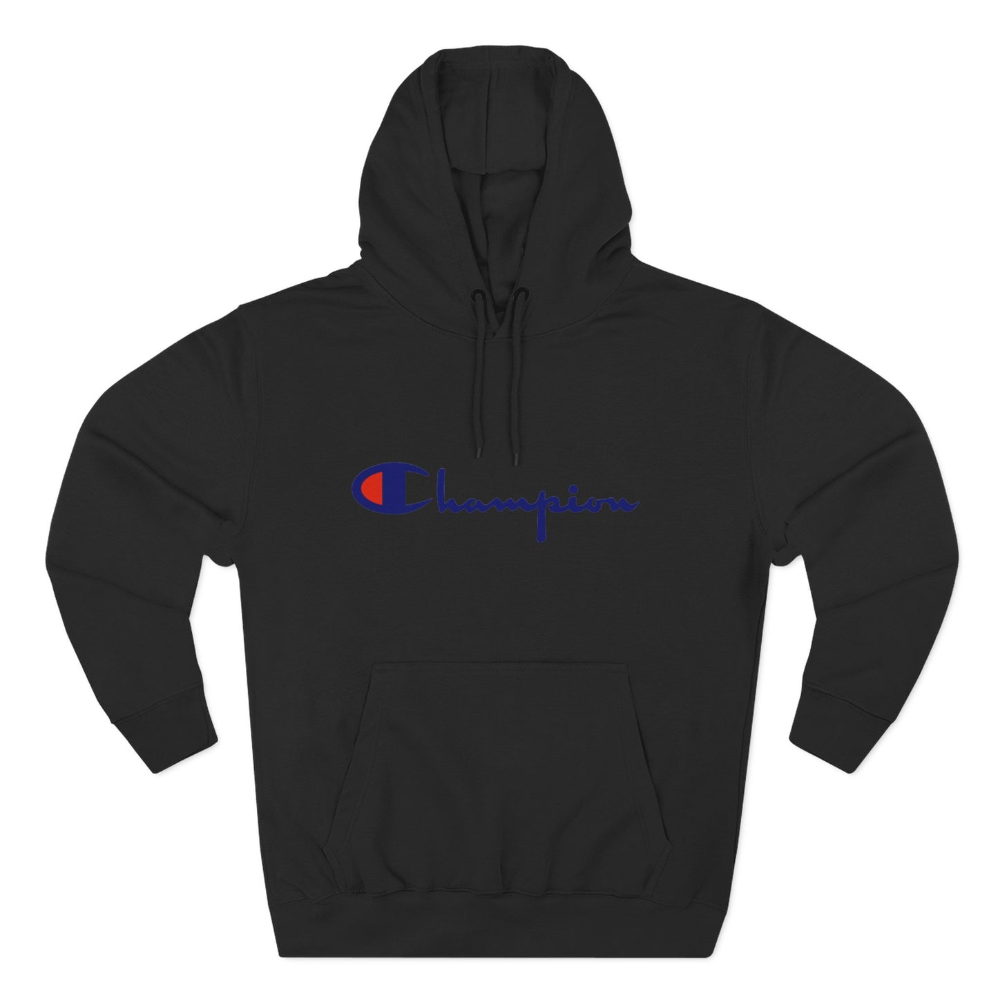 Champion Logo Hoodie – Classic Script Athletic Pullover