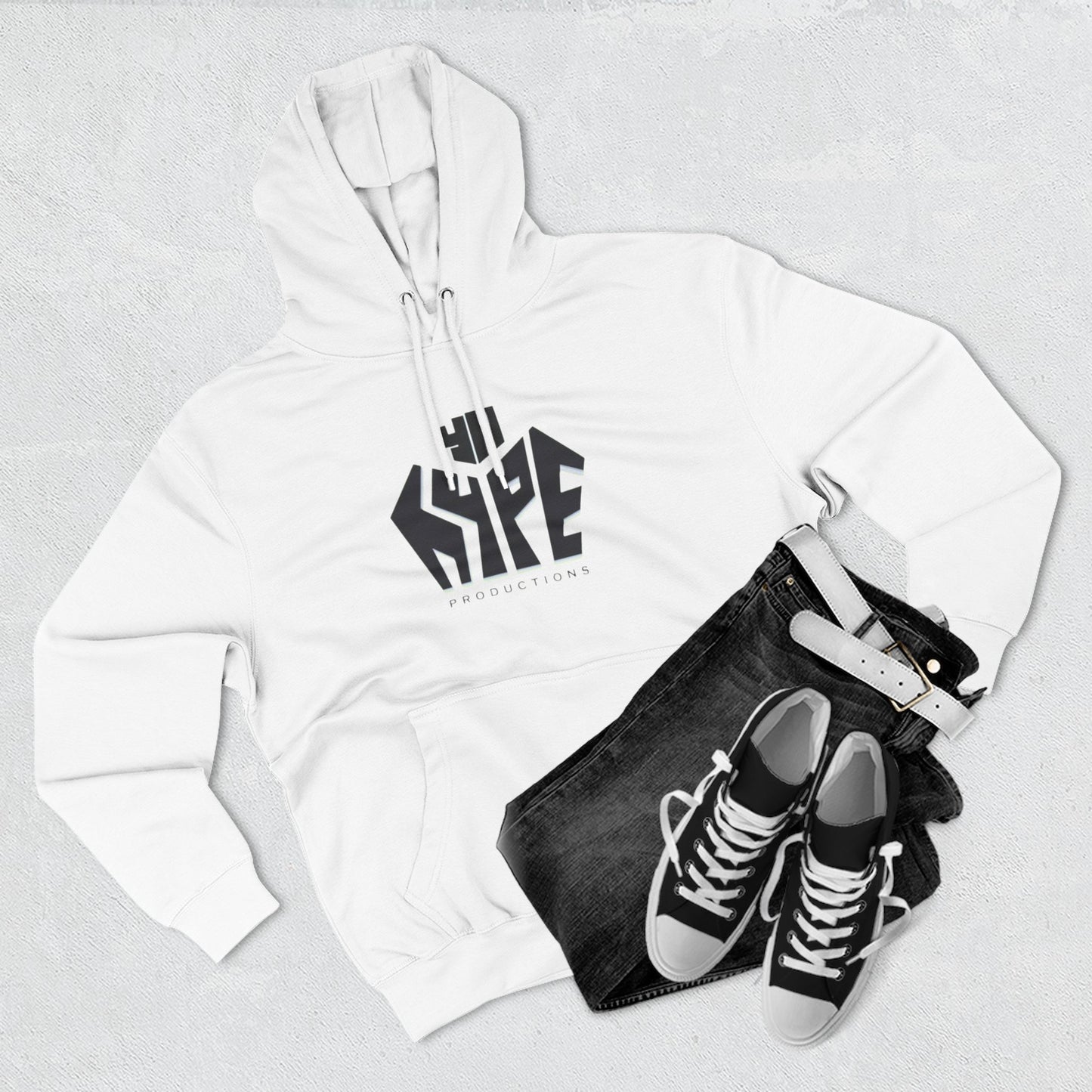 Stylish Three-Panel Fleece Hoodie for Trendsetters, Graphic Hoodie, Cozy Sweatshirt, Streetwear, Gift for Him/Her/Teens