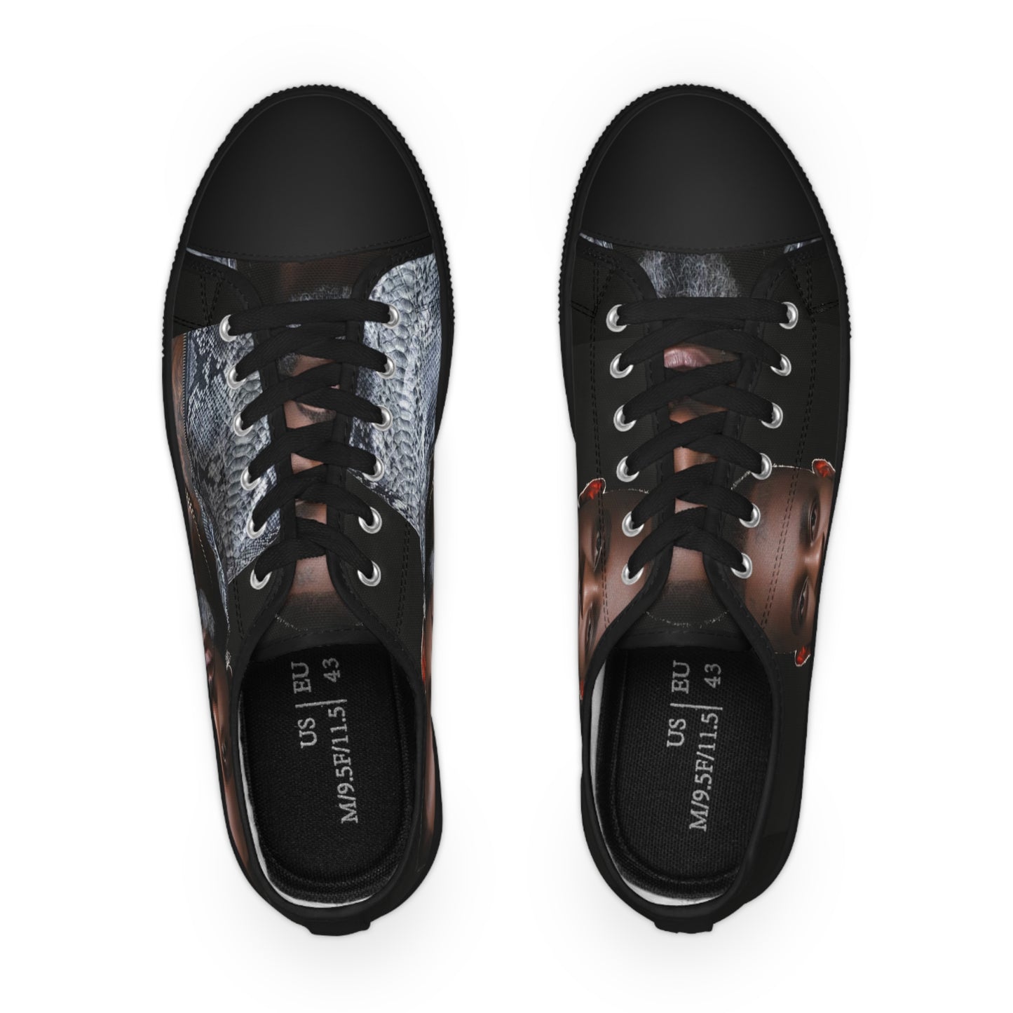 Tenis Fantom Men's Artistic Low Top Sneakers | Unique Statement Footwear, Trendy Casual Shoes, Fashion Sneakers, Personalized Gift, Everyday Wear