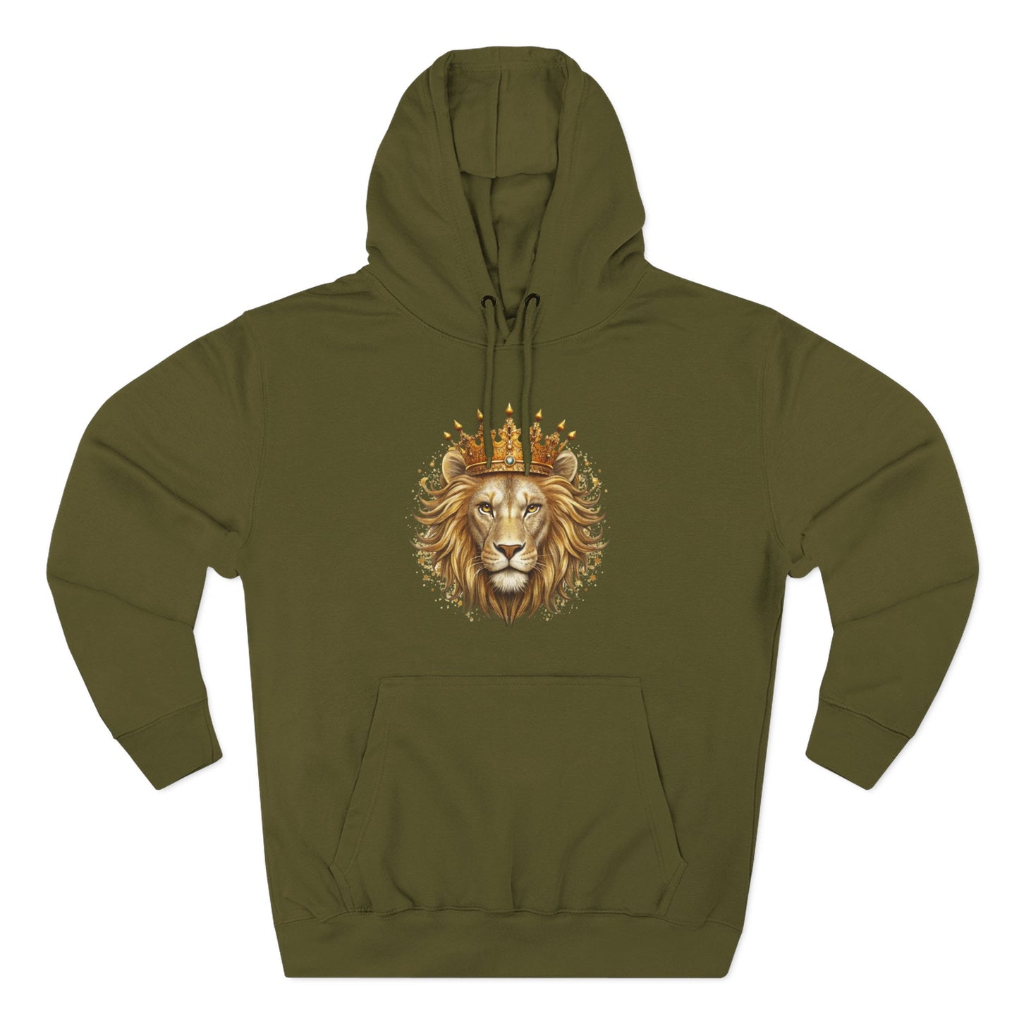 Lion King Crown Hoodie – Regal Lion Graphic Pullover