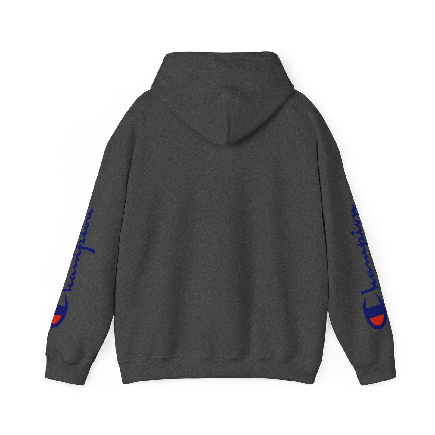 Champion Logo Unisex Hoodie, Cozy Streetwear Sweatshirt, Casual Layering Top, Gift for Him/Her, Everyday Comfort Wear