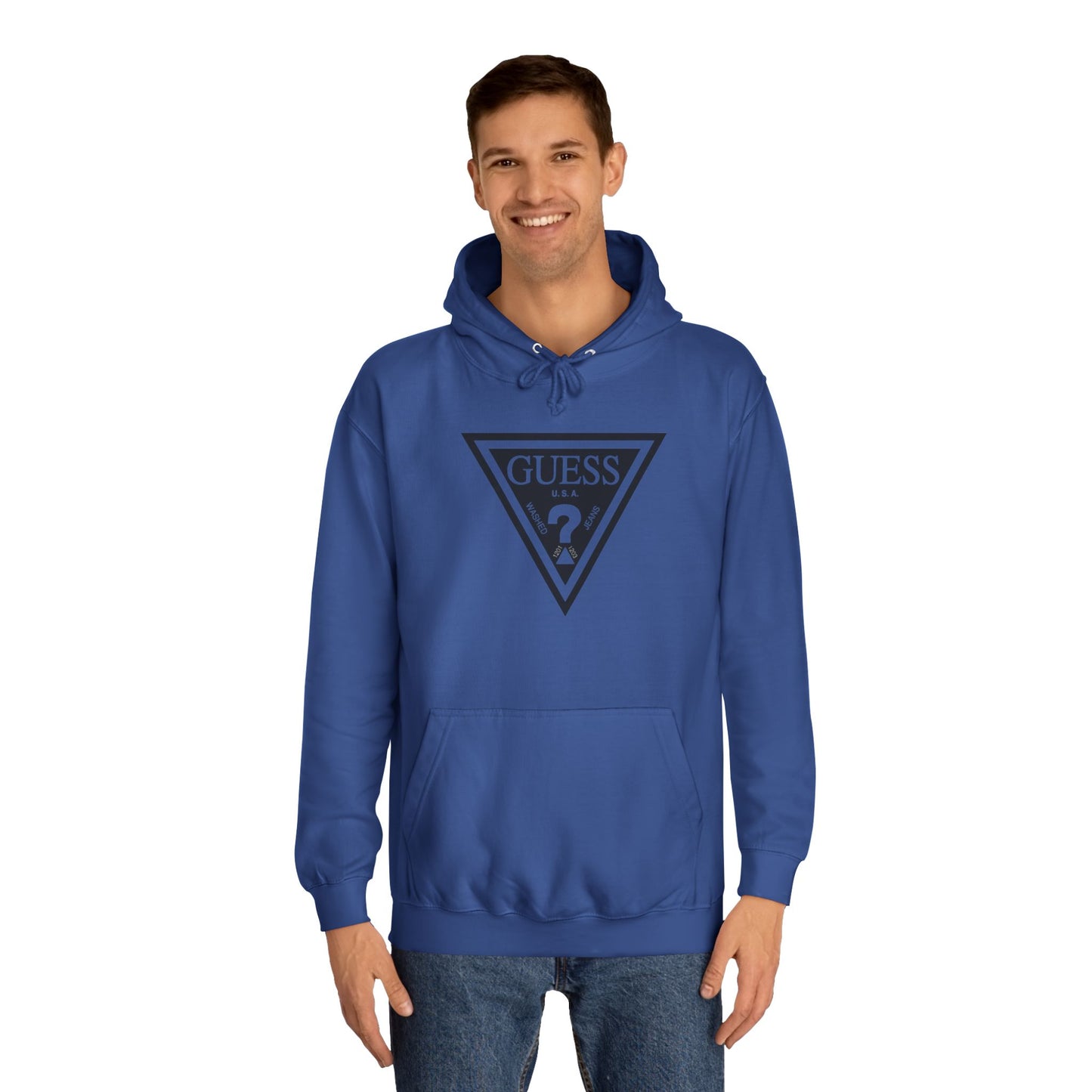 Unisex College Hoodie - Classic Guess Design