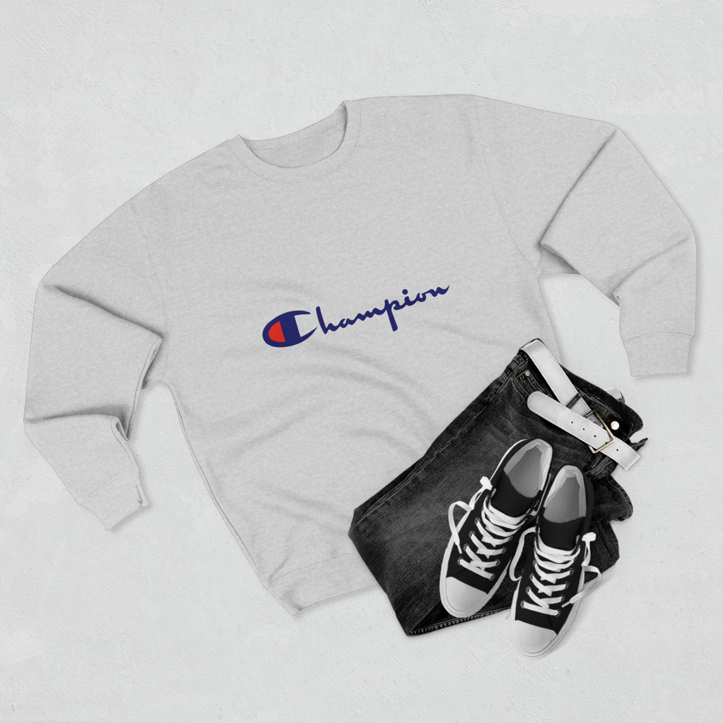 Champion Unisex Crewneck Sweatshirt - Casual Comfort for All Occasions