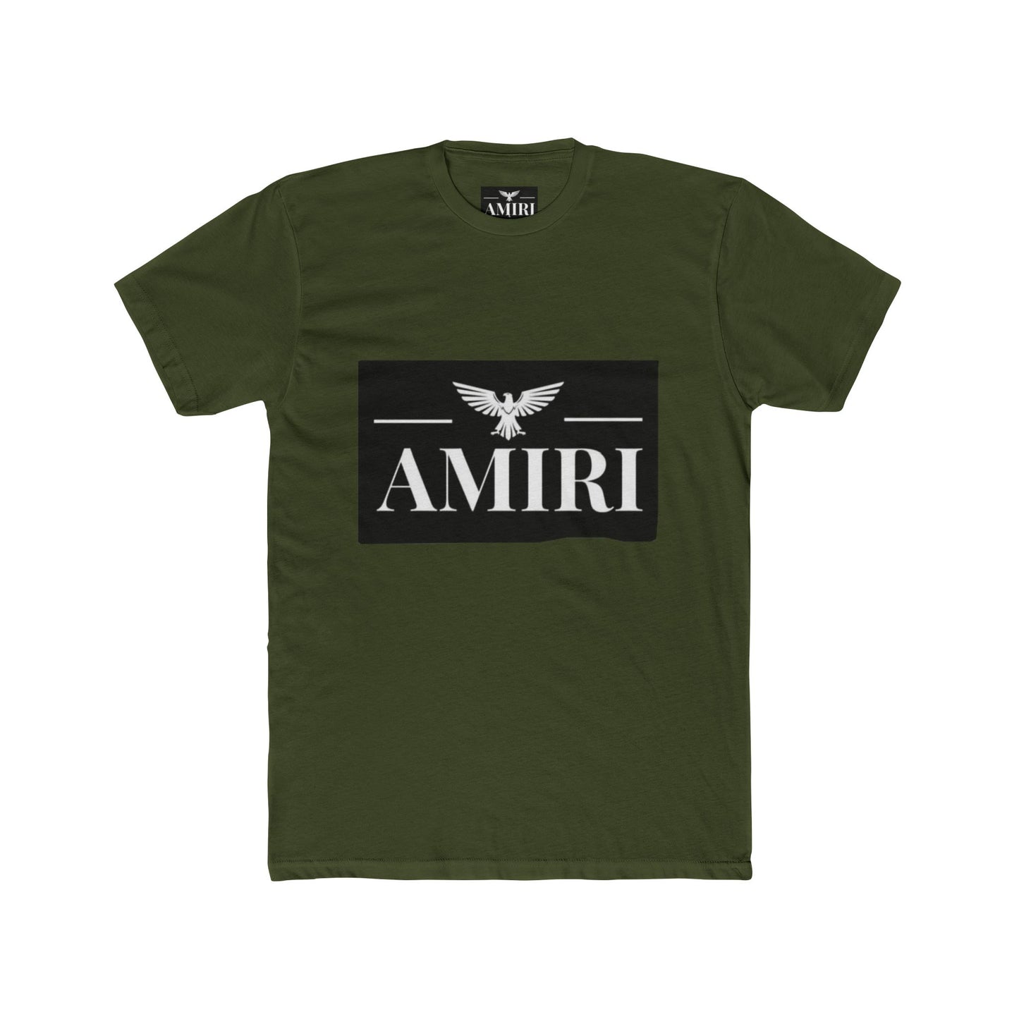 AMIRI Logo Tee — Classic White Cotton Crewneck