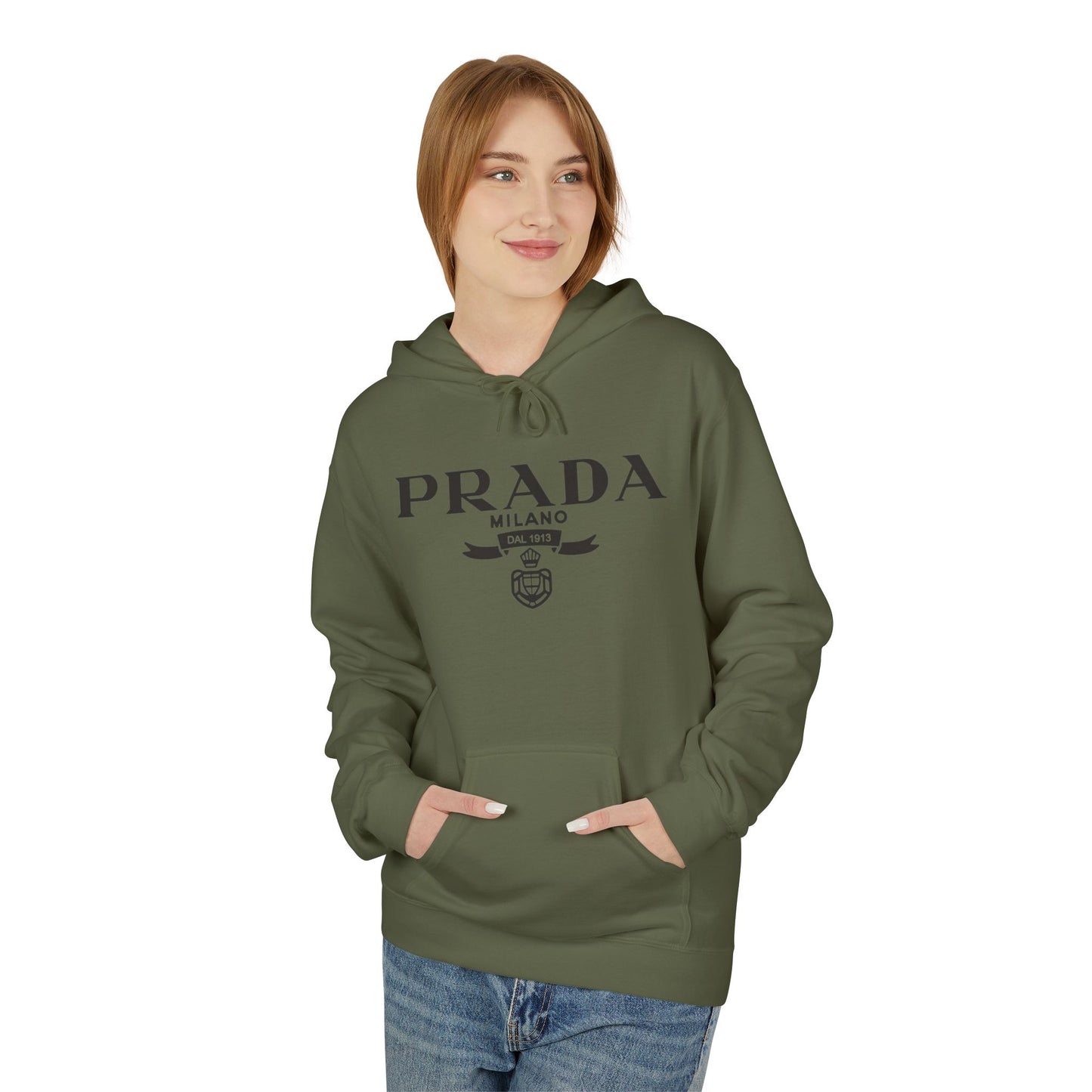 Logo Hoodie — 'PRADA Milano' Graphic Pullover