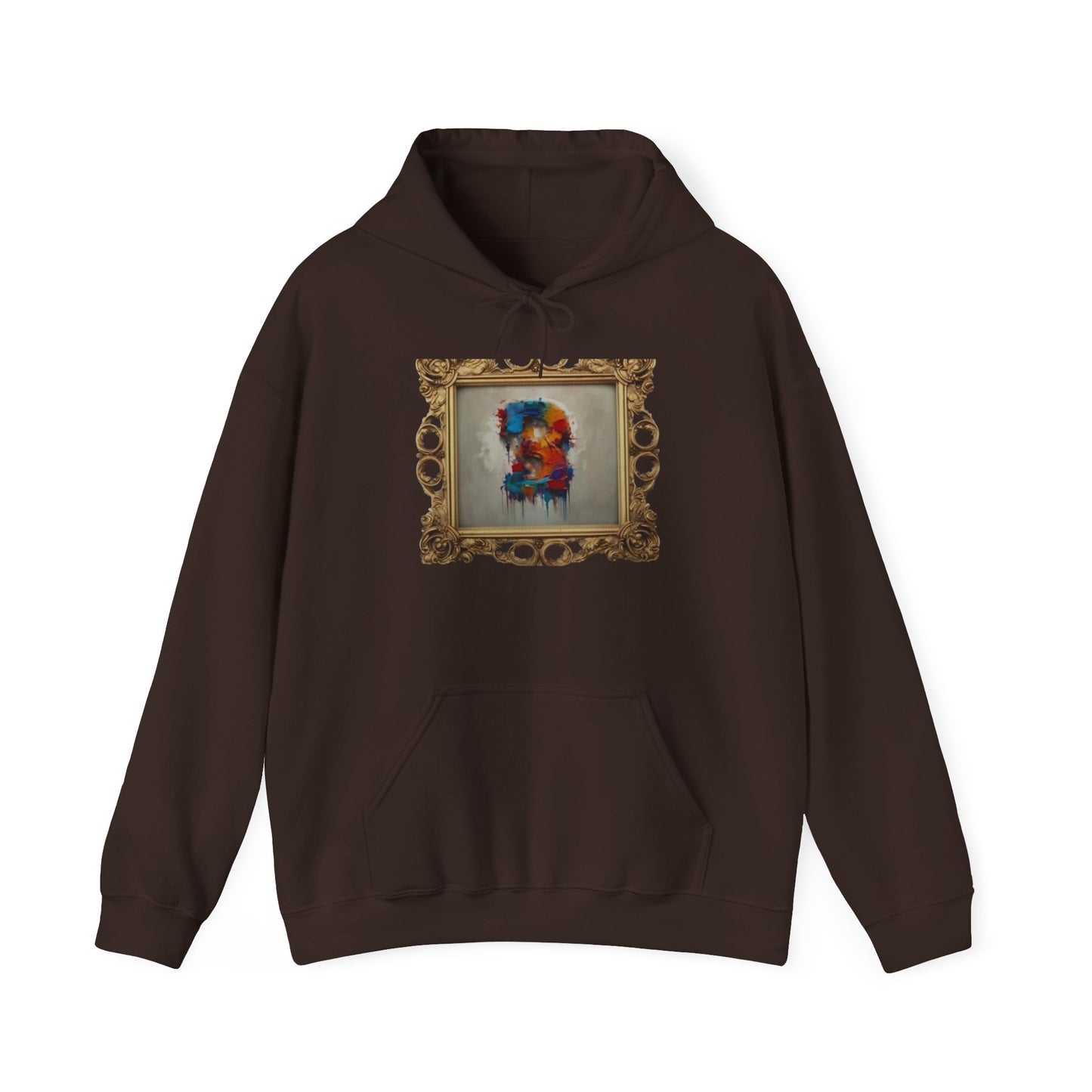 Colorful Art Hoodie, Unisex Heavy Blend Sweatshirt, Unique Gift for Art Lovers, Casual Wear, Cozy Winter Layer