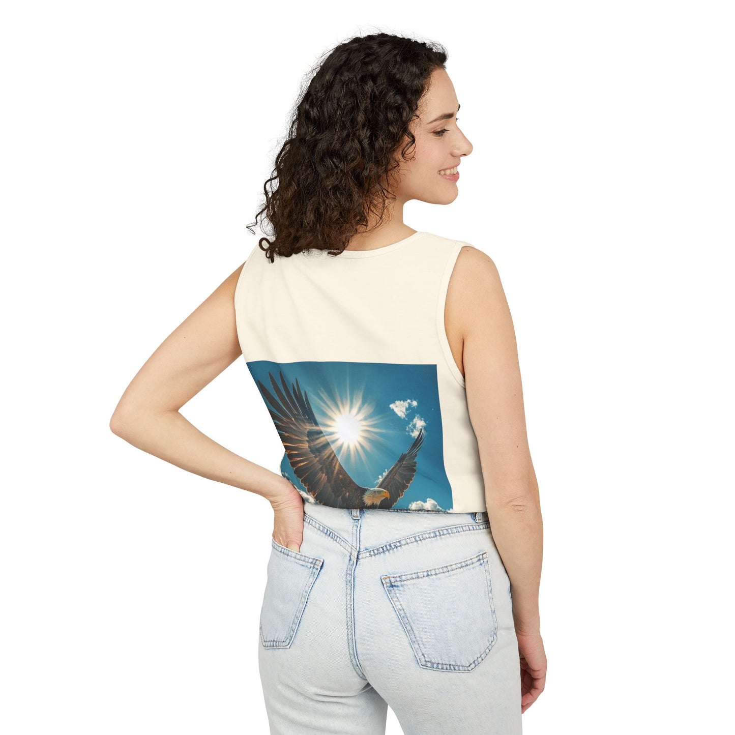 Eagle Sunflight Tank Top — Soaring Eagle Graphic Tank