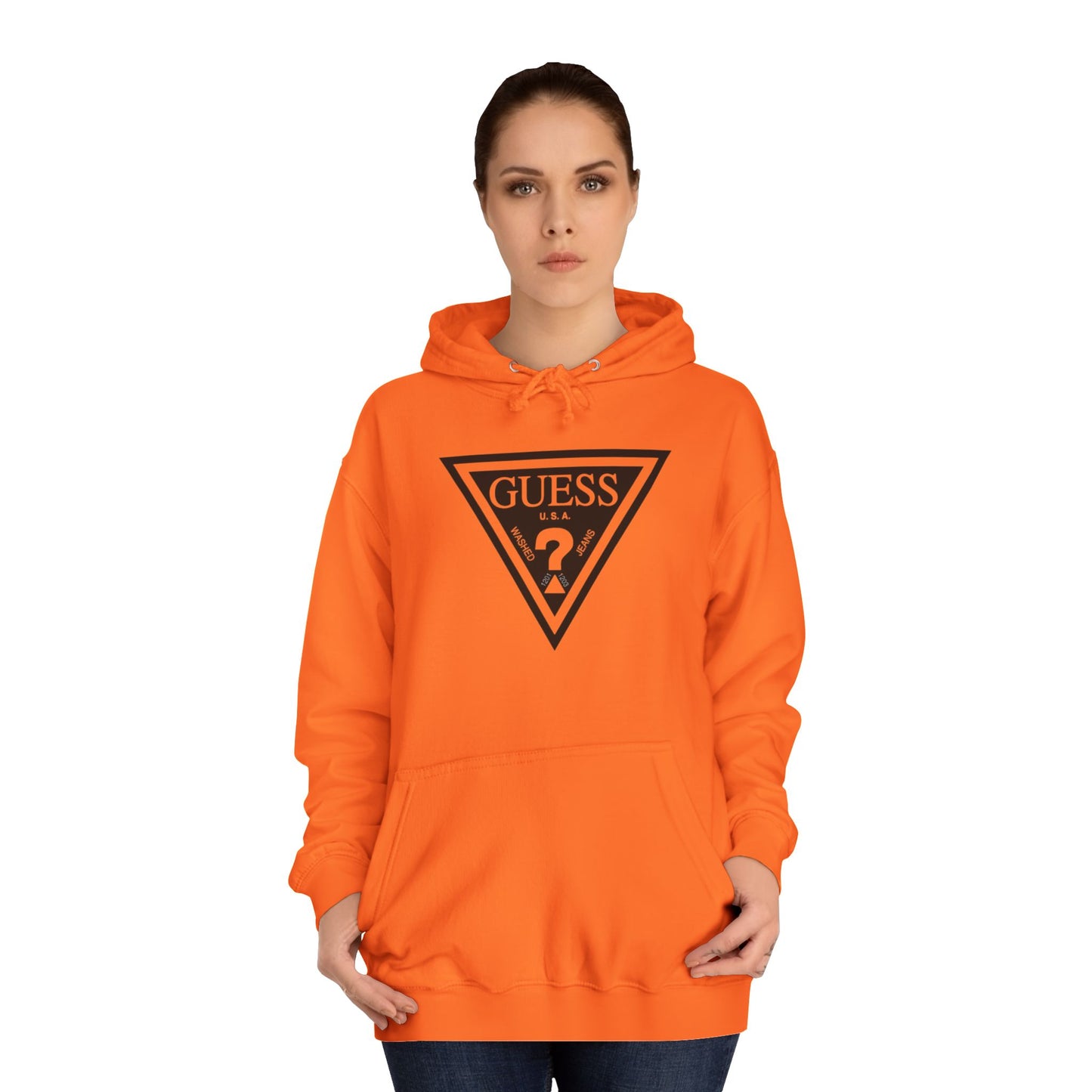Unisex College Hoodie - Classic Guess Design