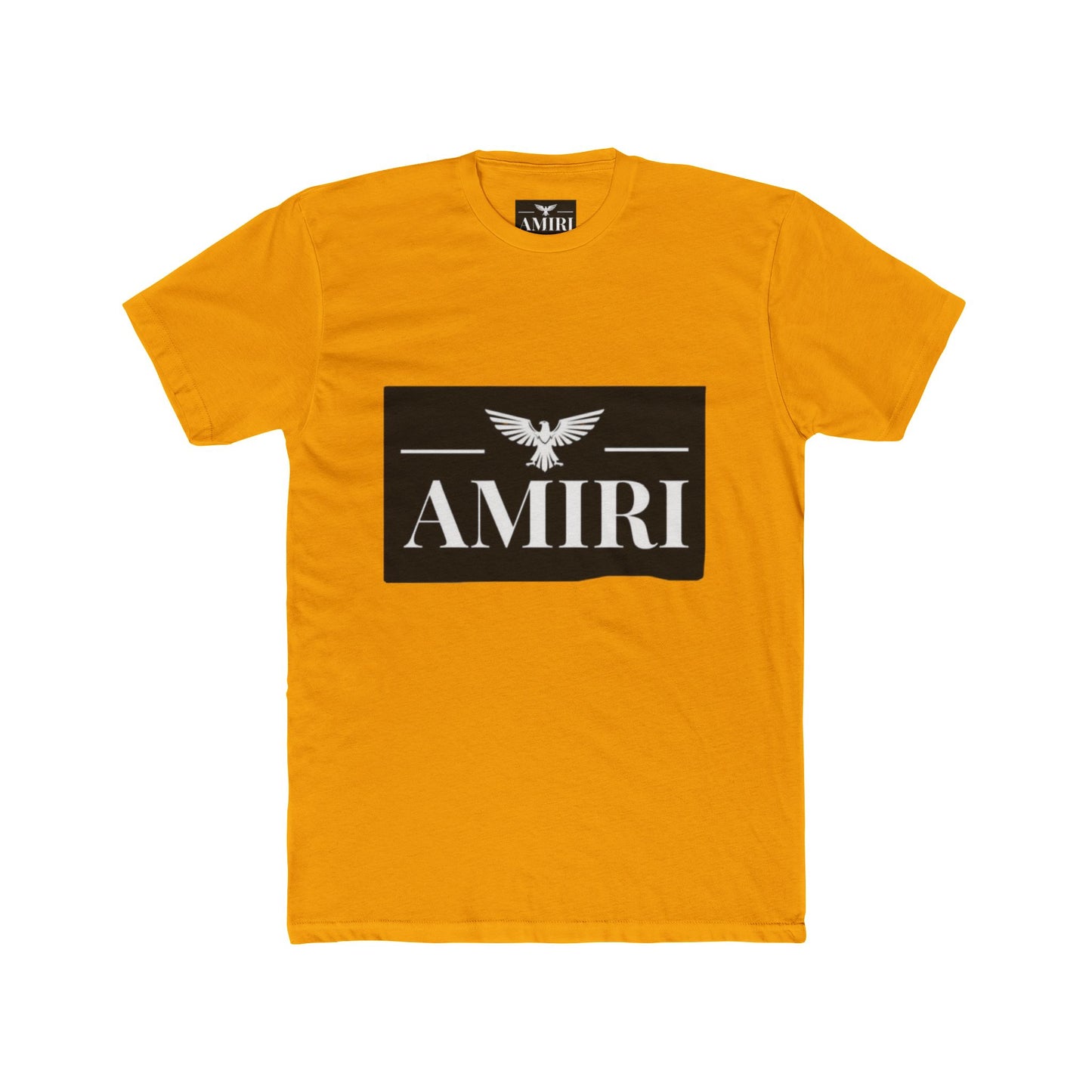 AMIRI Logo Tee — Classic White Cotton Crewneck