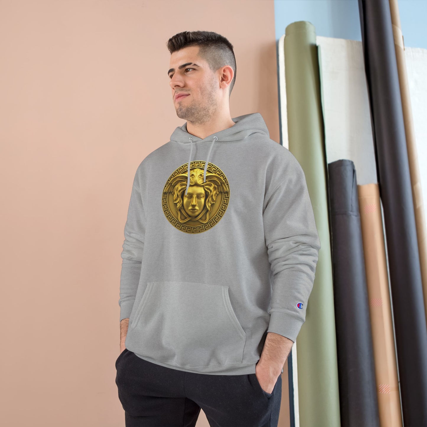 Gold Medusa Champion Hoodie