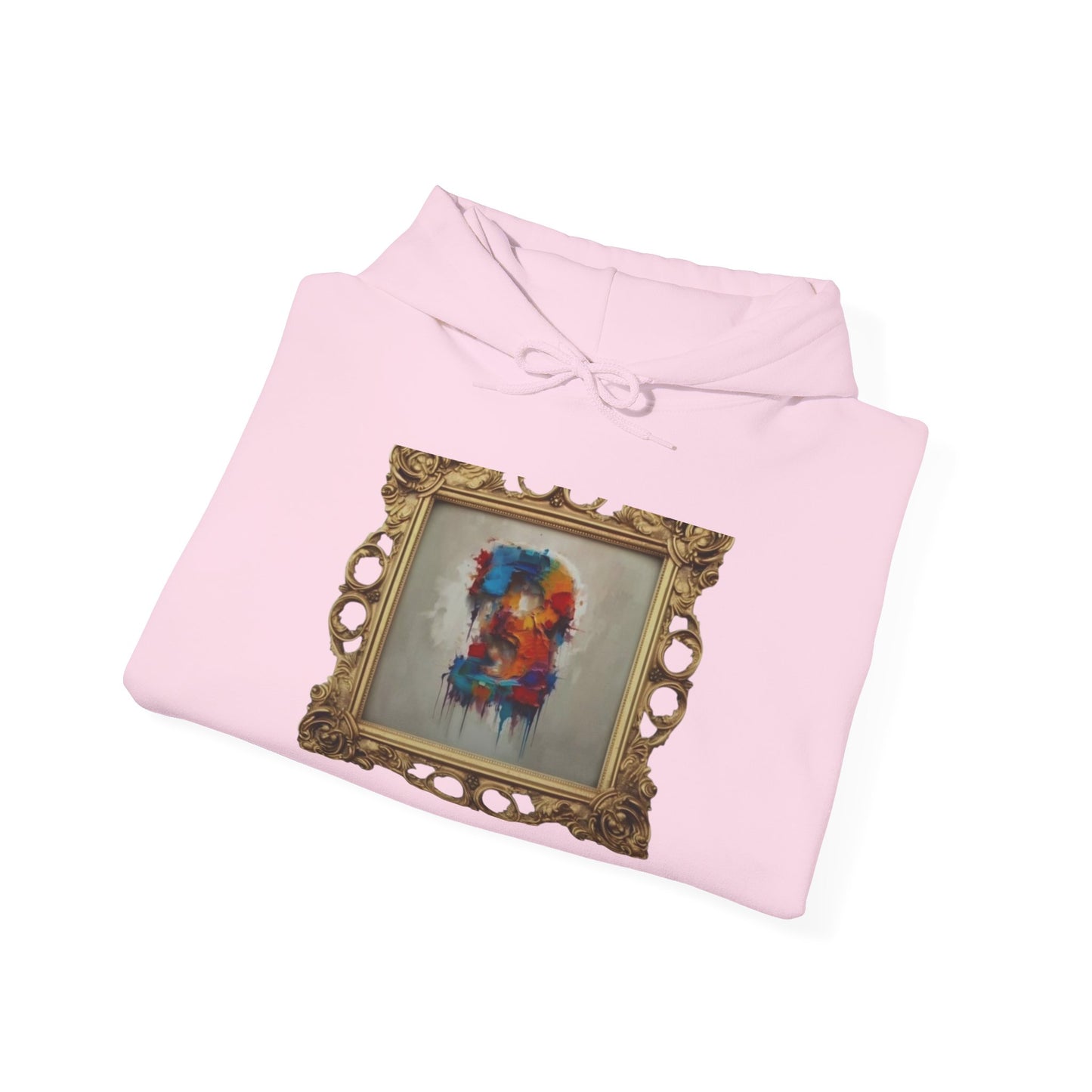 Colorful Art Hoodie, Unisex Heavy Blend Sweatshirt, Unique Gift for Art Lovers, Casual Wear, Cozy Winter Layer