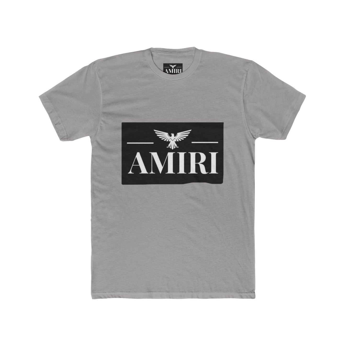 AMIRI Logo Tee — Classic White Cotton Crewneck