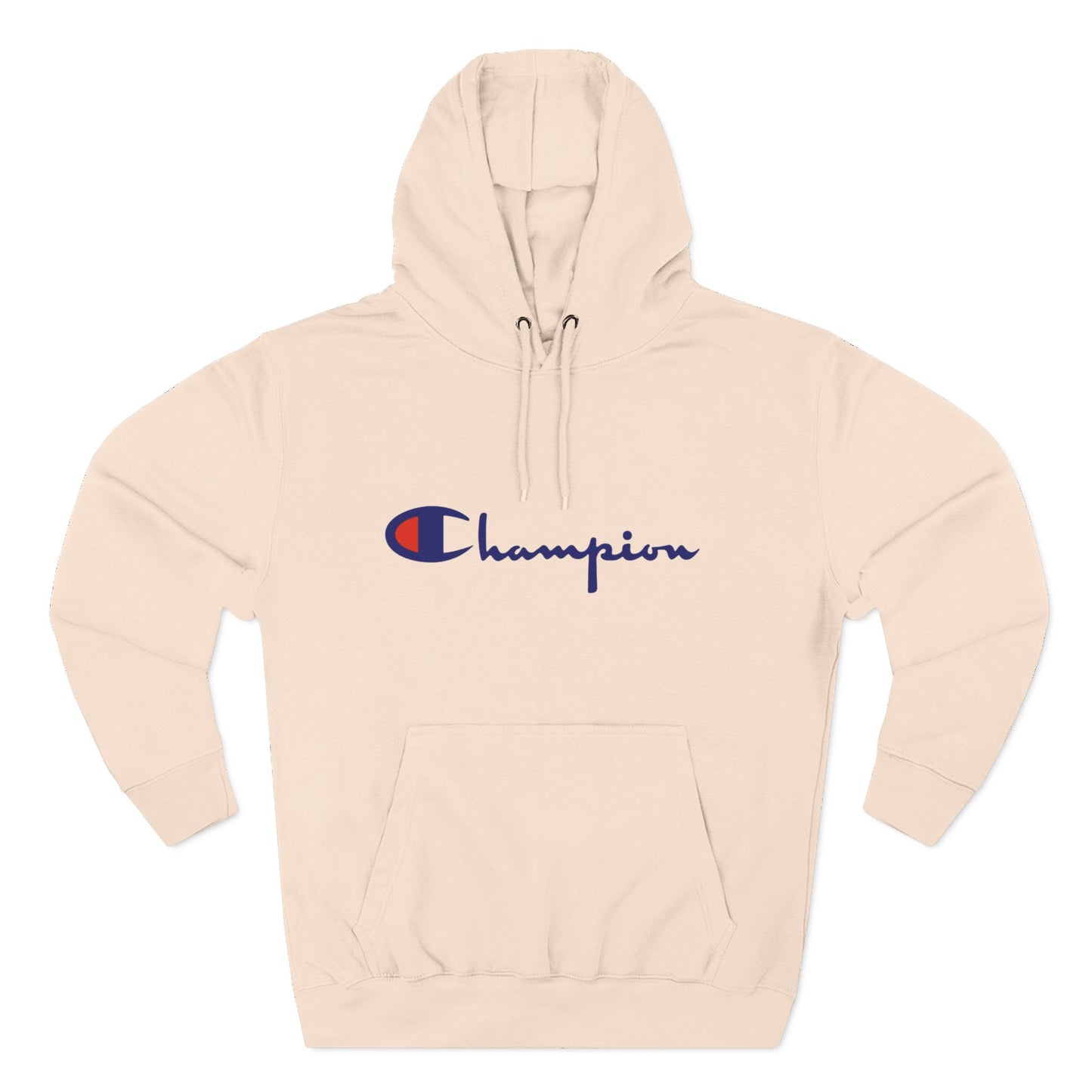 Champion Logo Hoodie – Classic Script Athletic Pullover