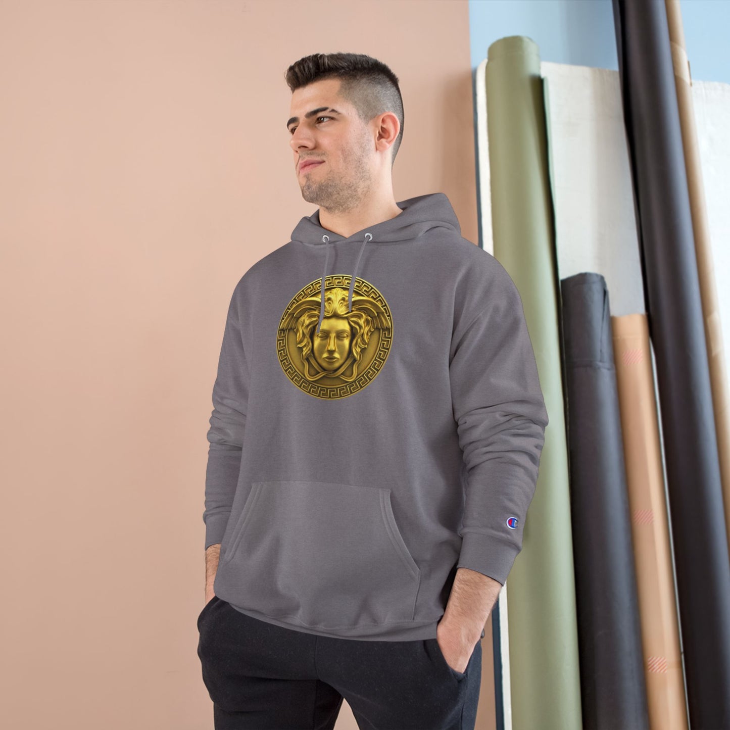 Gold Medusa Champion Hoodie