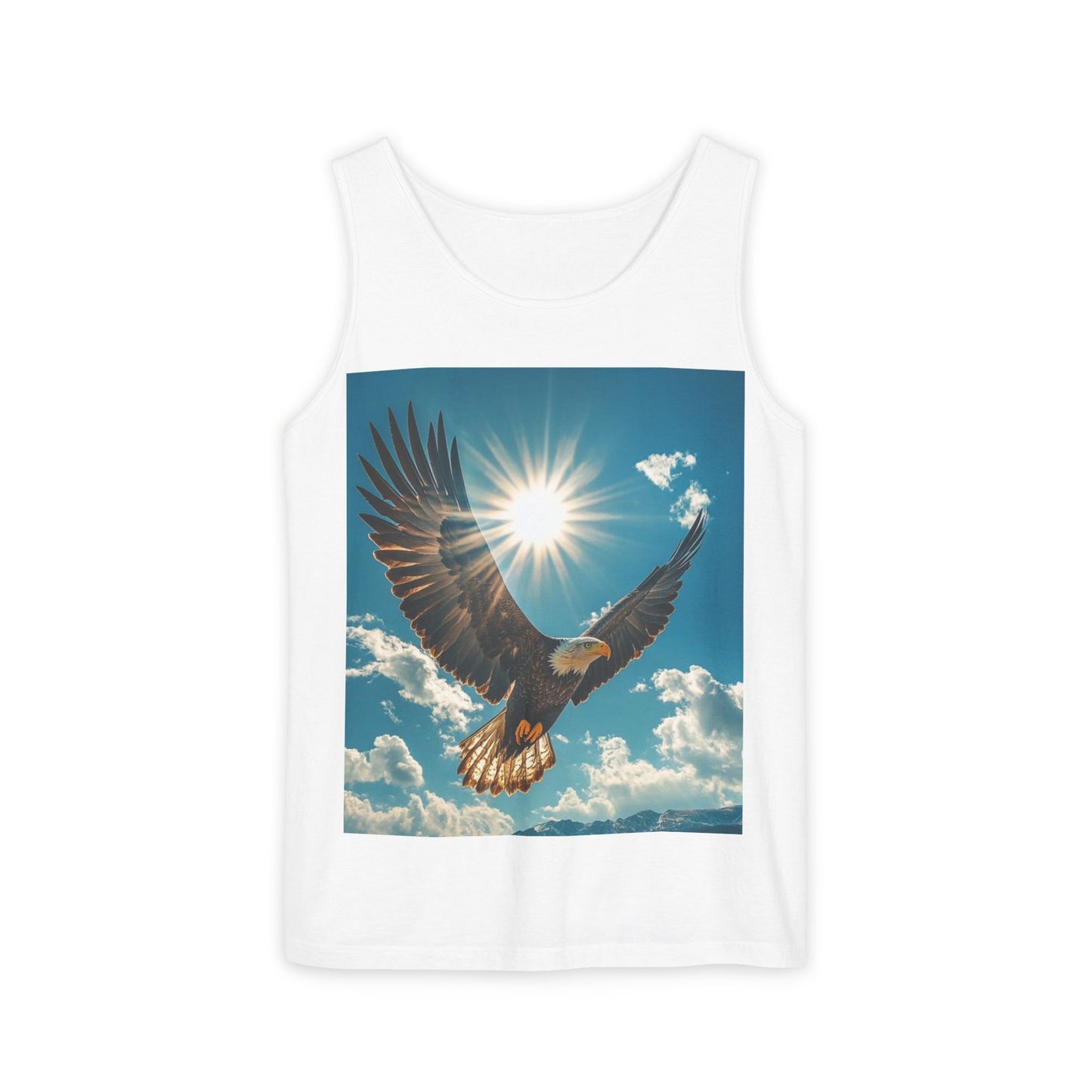 Eagle Sunflight Tank Top — Soaring Eagle Graphic Tank