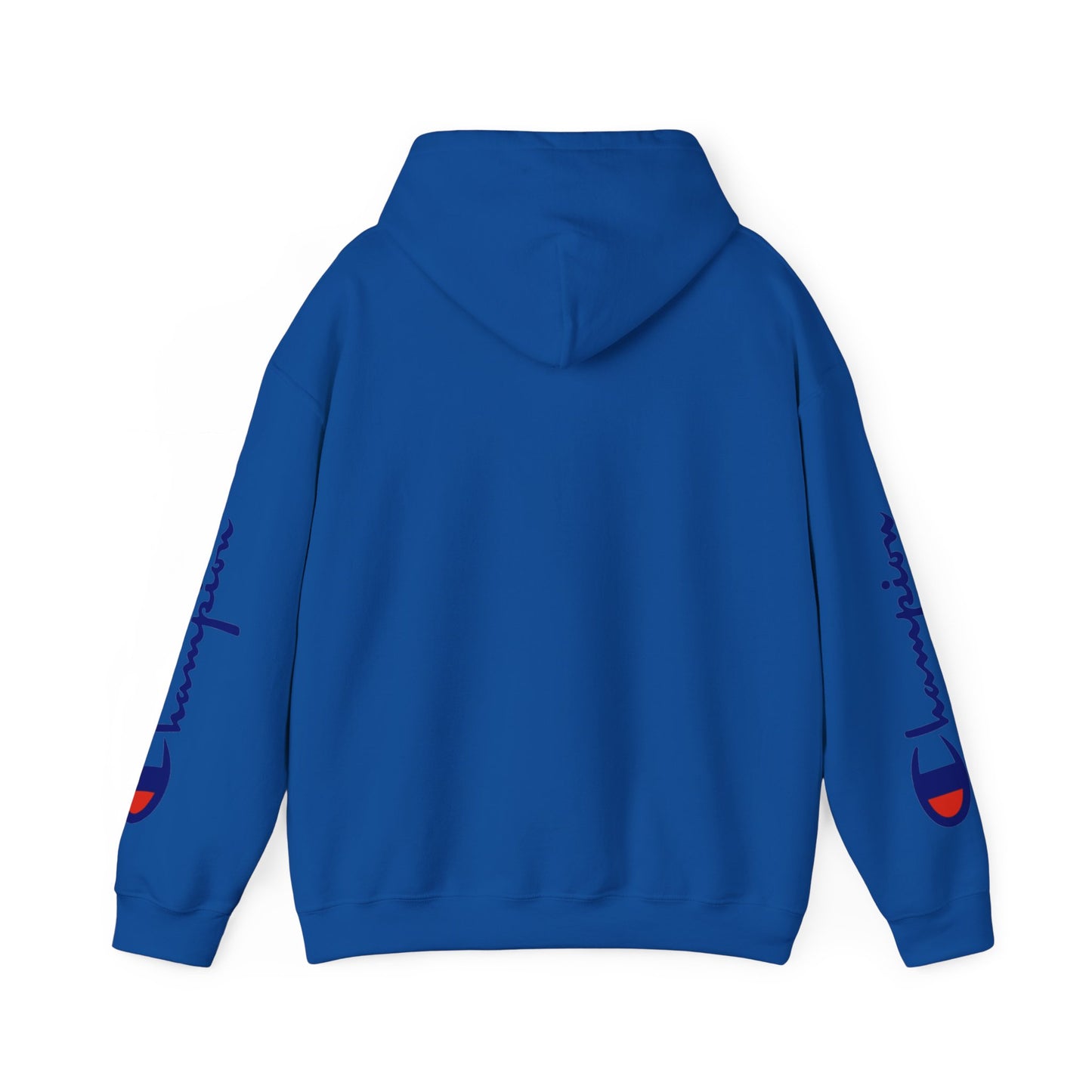 Champion Logo Unisex Hoodie, Cozy Streetwear Sweatshirt, Casual Layering Top, Gift for Him/Her, Everyday Comfort Wear