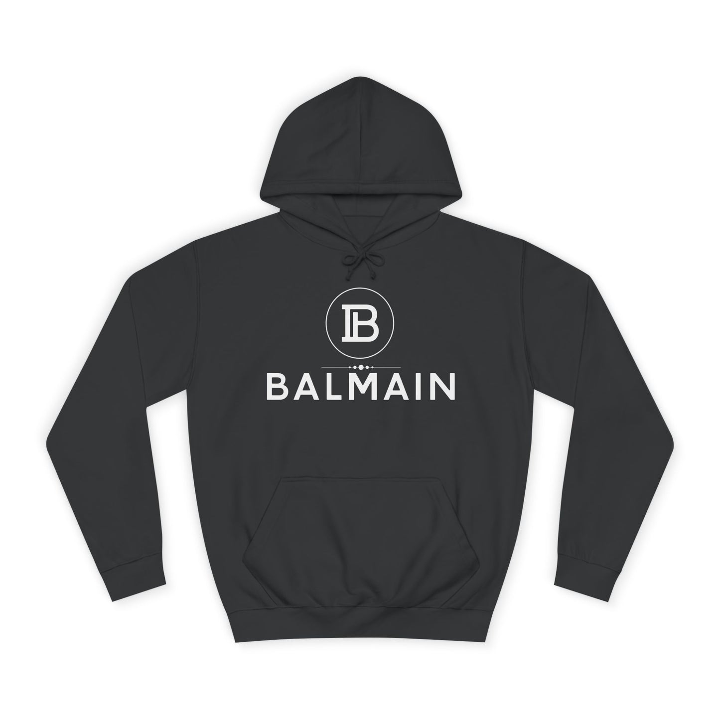 Stylish Unisex College Hoodie with BALMAIN Logo