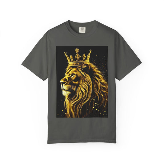 Lion King Crown T-Shirt — Regal Golden Lion Graphic Tee