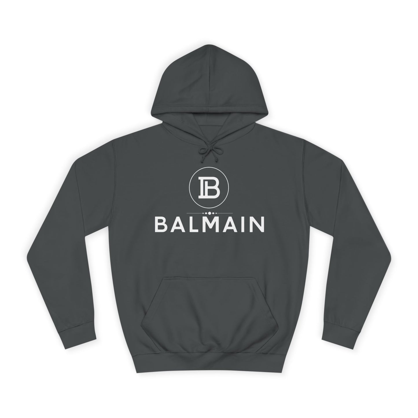 Stylish Unisex College Hoodie with BALMAIN Logo