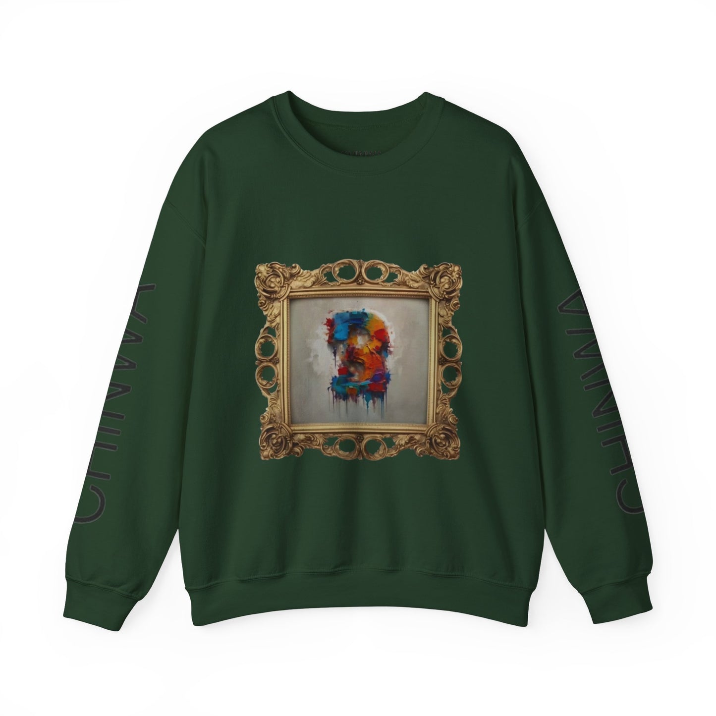 Artistic Unisex Crewneck Sweatshirt - Cozy, Unique Gift for Art Lovers, Casual Wear, Layering Piece, Trendy Fashion Statement