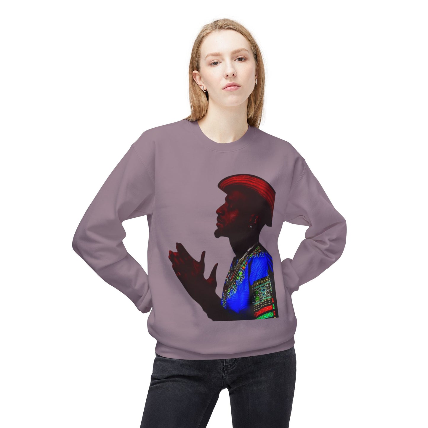 shirt local Cultural Vibes Crewneck Sweatshirt, Unisex Fleece Sweater, Ethnic Apparel, Holiday Gift, Cozy Fashion