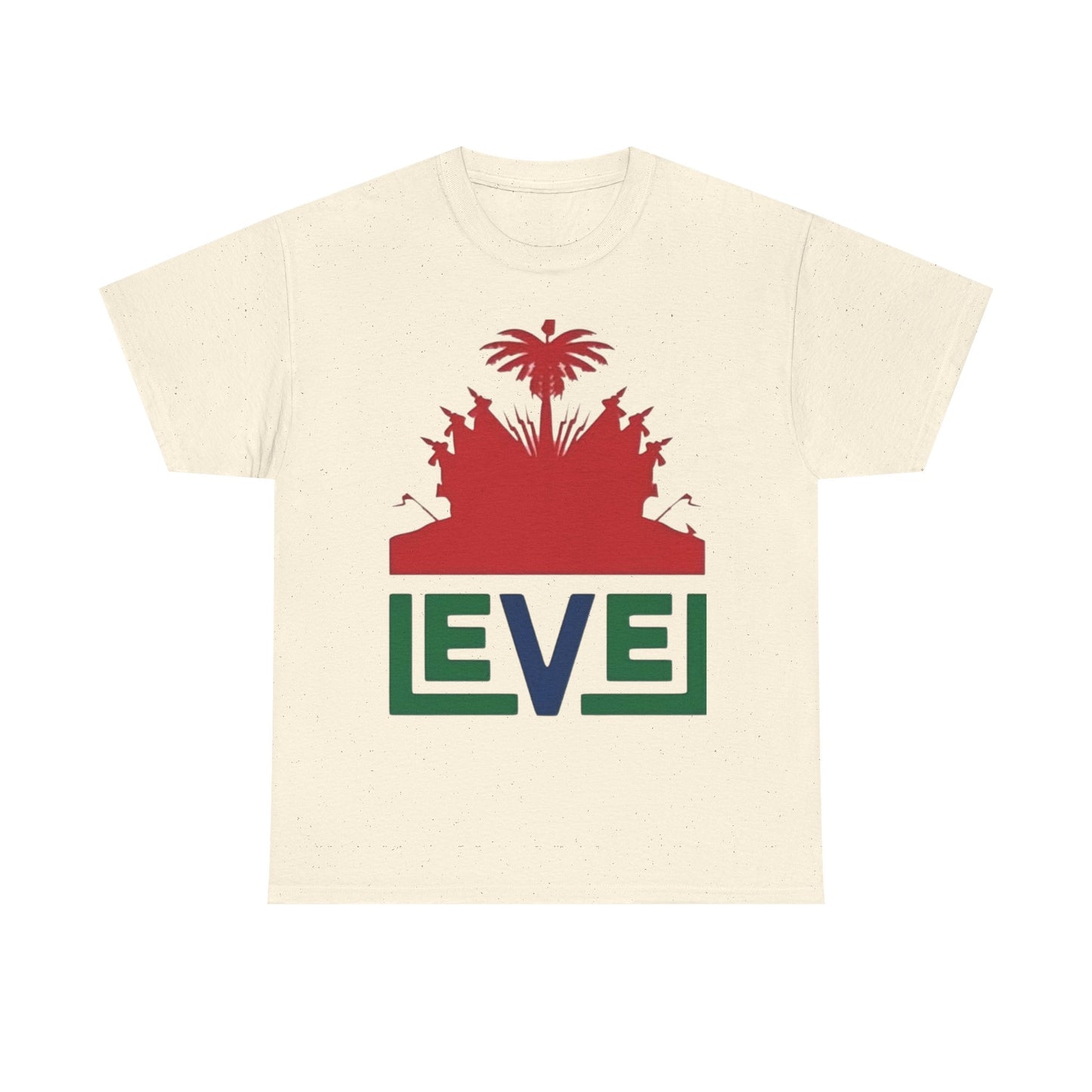 Tropical Vibes Unisex Heavy Cotton Tee with Graphic Design, Casual Wear, Summer Fashion, Beachwear, Gift Idea