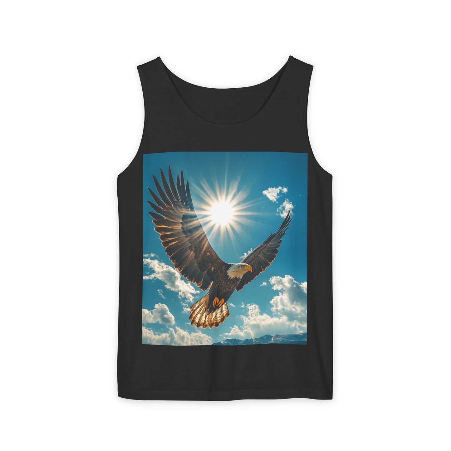 Eagle Sunflight Tank Top — Soaring Eagle Graphic Tank