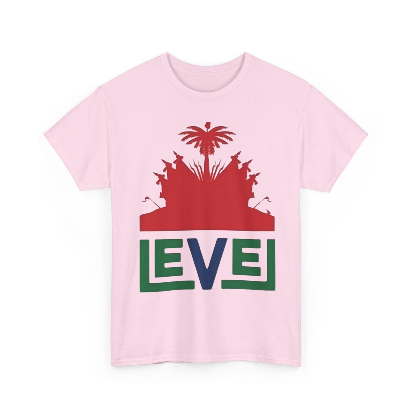 Tropical Vibes Unisex Heavy Cotton Tee with Graphic Design, Casual Wear, Summer Fashion, Beachwear, Gift Idea