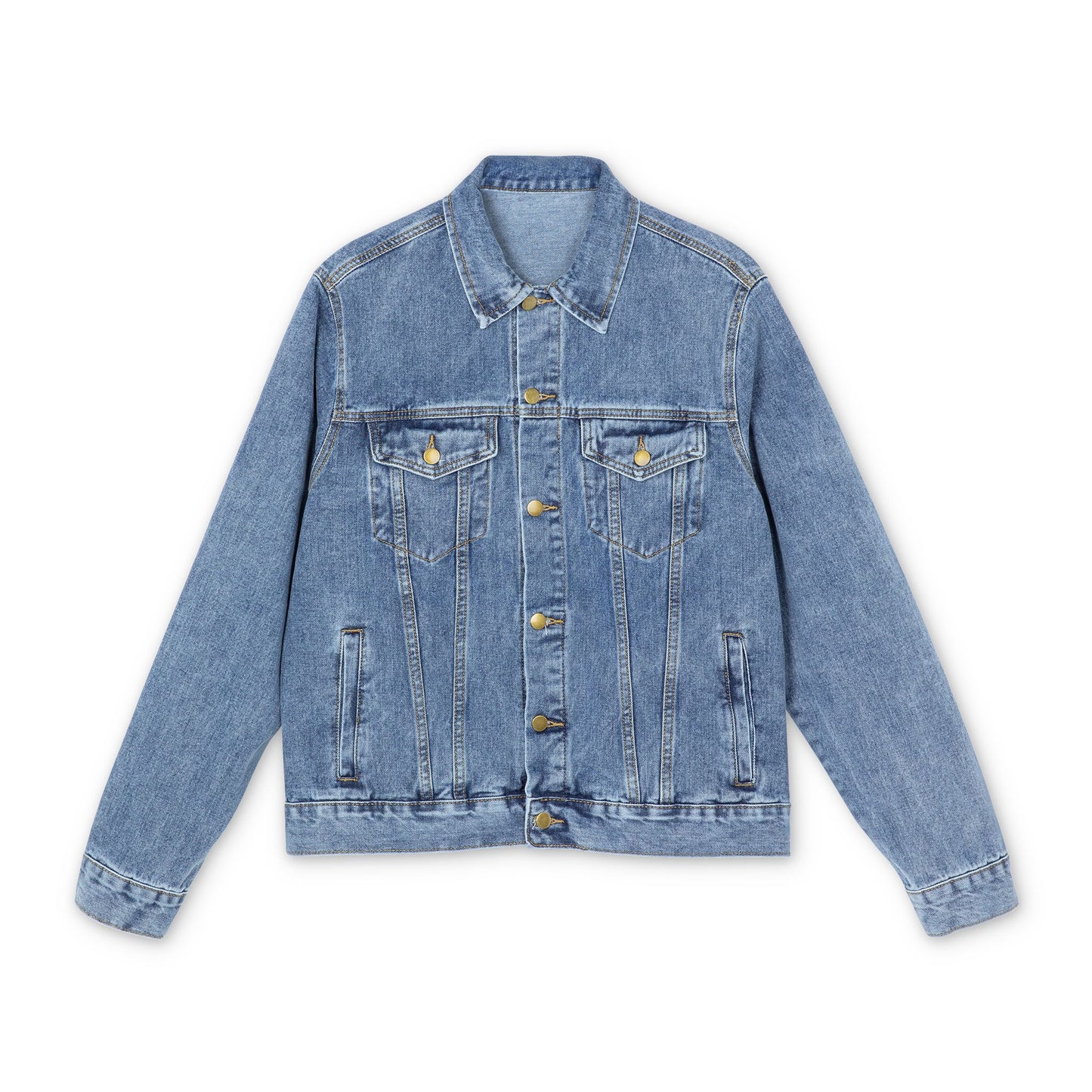 Stylish Men's Denim Jacket | Trendy Casual Outerwear, Street Style, Layering Essential, Gift for Him, Fashion Statement