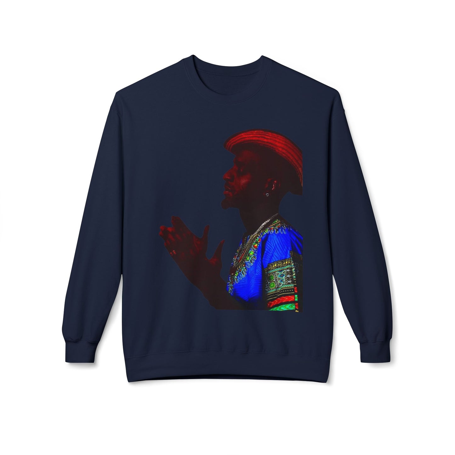 shirt local Cultural Vibes Crewneck Sweatshirt, Unisex Fleece Sweater, Ethnic Apparel, Holiday Gift, Cozy Fashion