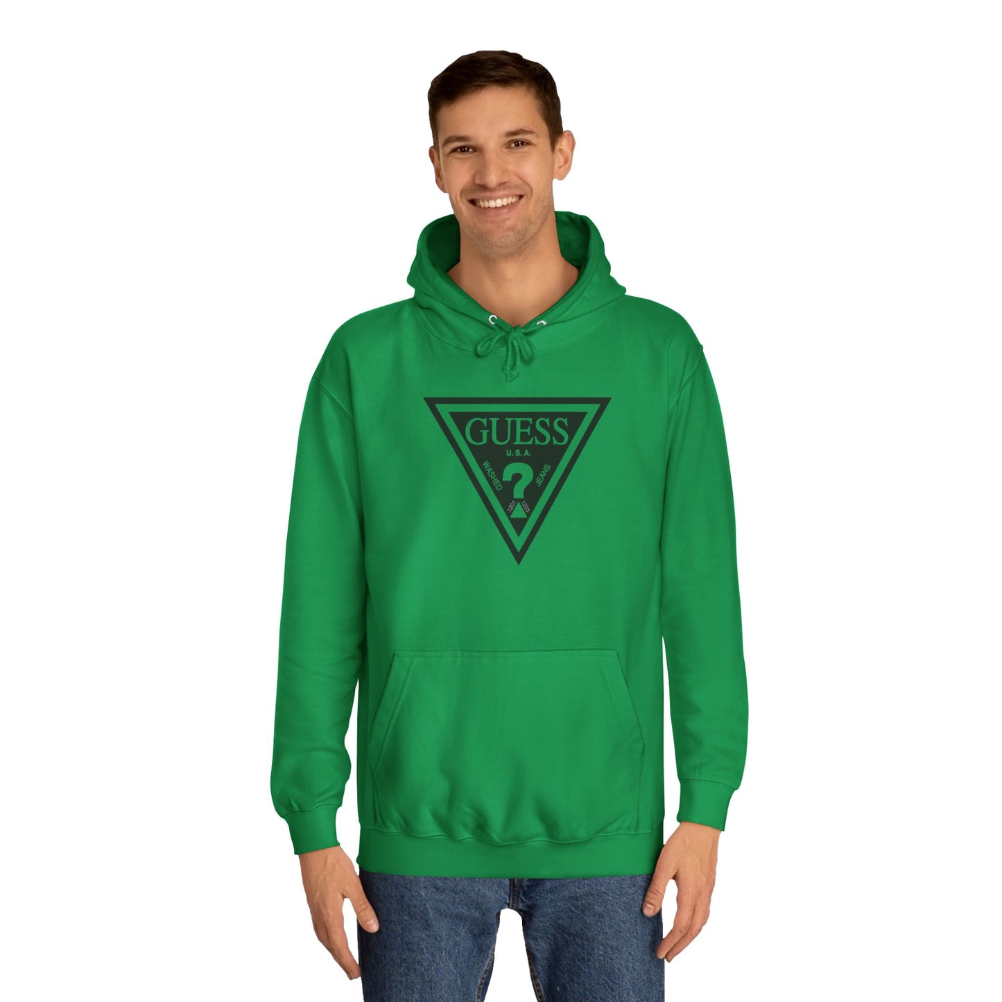 Unisex College Hoodie - Classic Guess Design