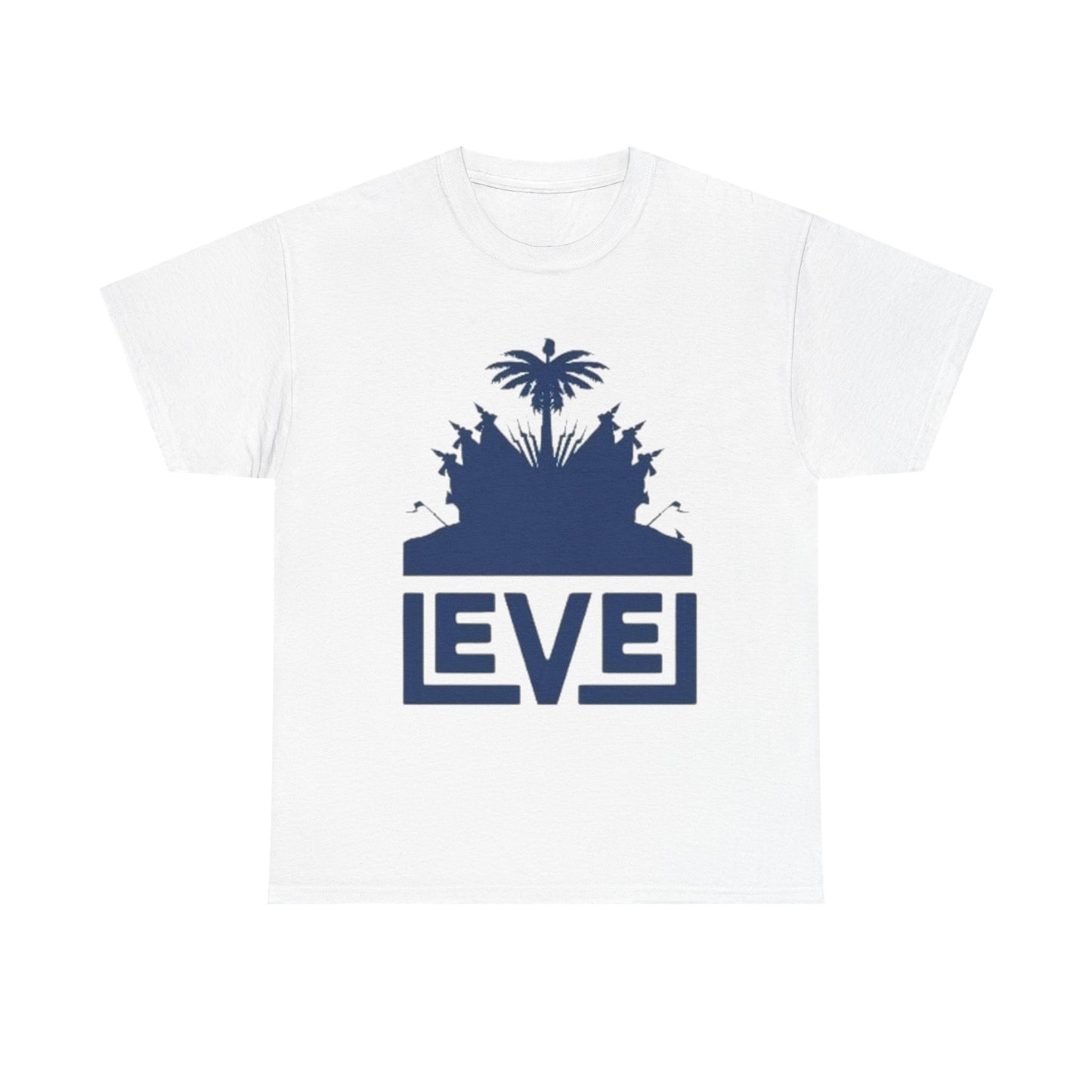 T-Shirt with Palm Tree Design
