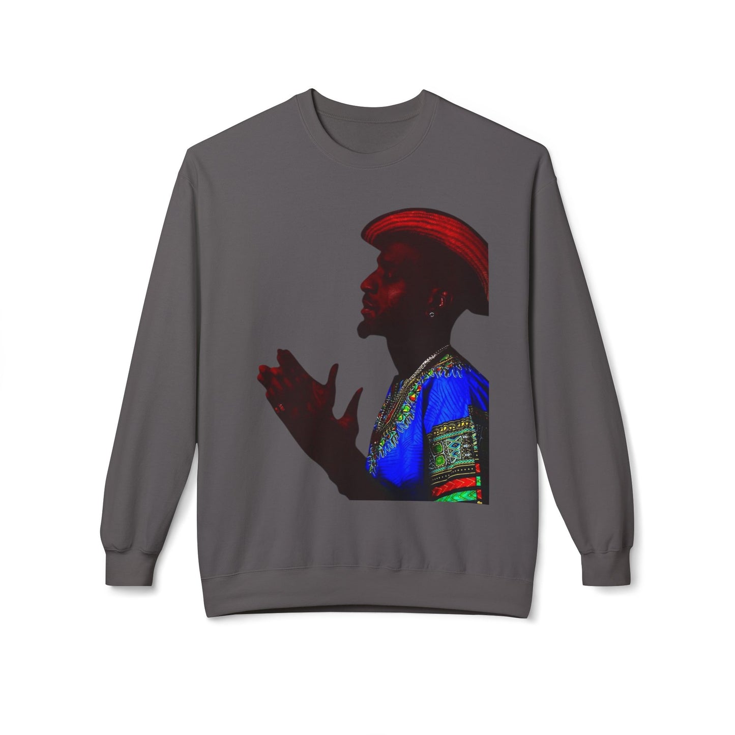 shirt local Cultural Vibes Crewneck Sweatshirt, Unisex Fleece Sweater, Ethnic Apparel, Holiday Gift, Cozy Fashion