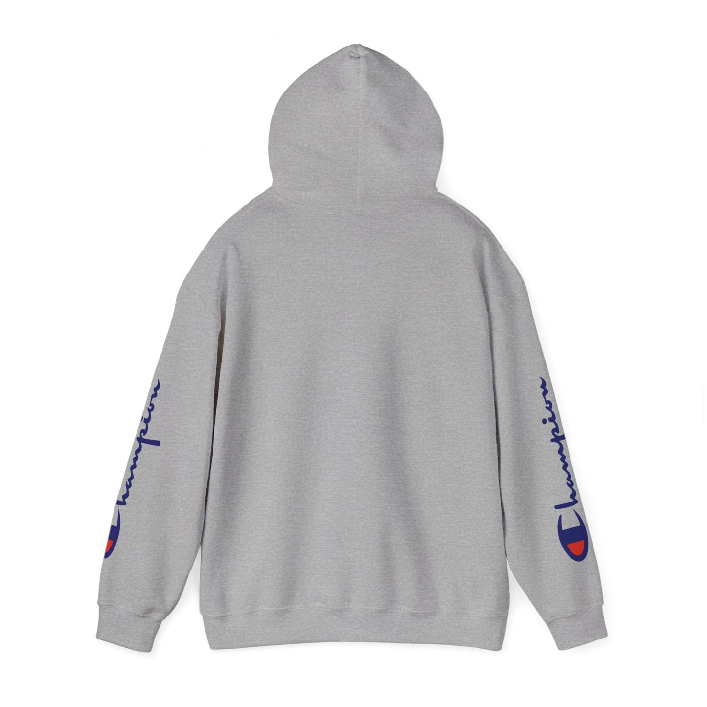 Champion Logo Unisex Hoodie, Cozy Streetwear Sweatshirt, Casual Layering Top, Gift for Him/Her, Everyday Comfort Wear