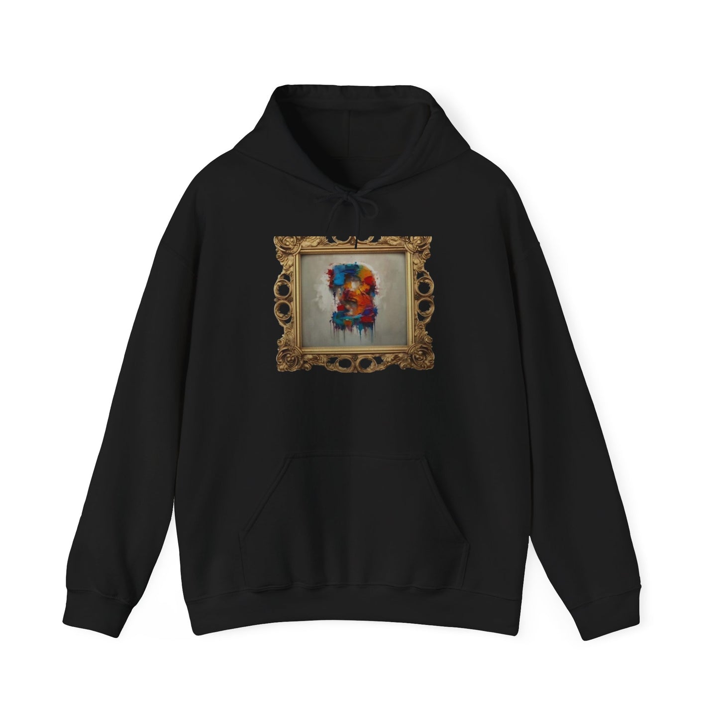 Colorful Art Hoodie, Unisex Heavy Blend Sweatshirt, Unique Gift for Art Lovers, Casual Wear, Cozy Winter Layer