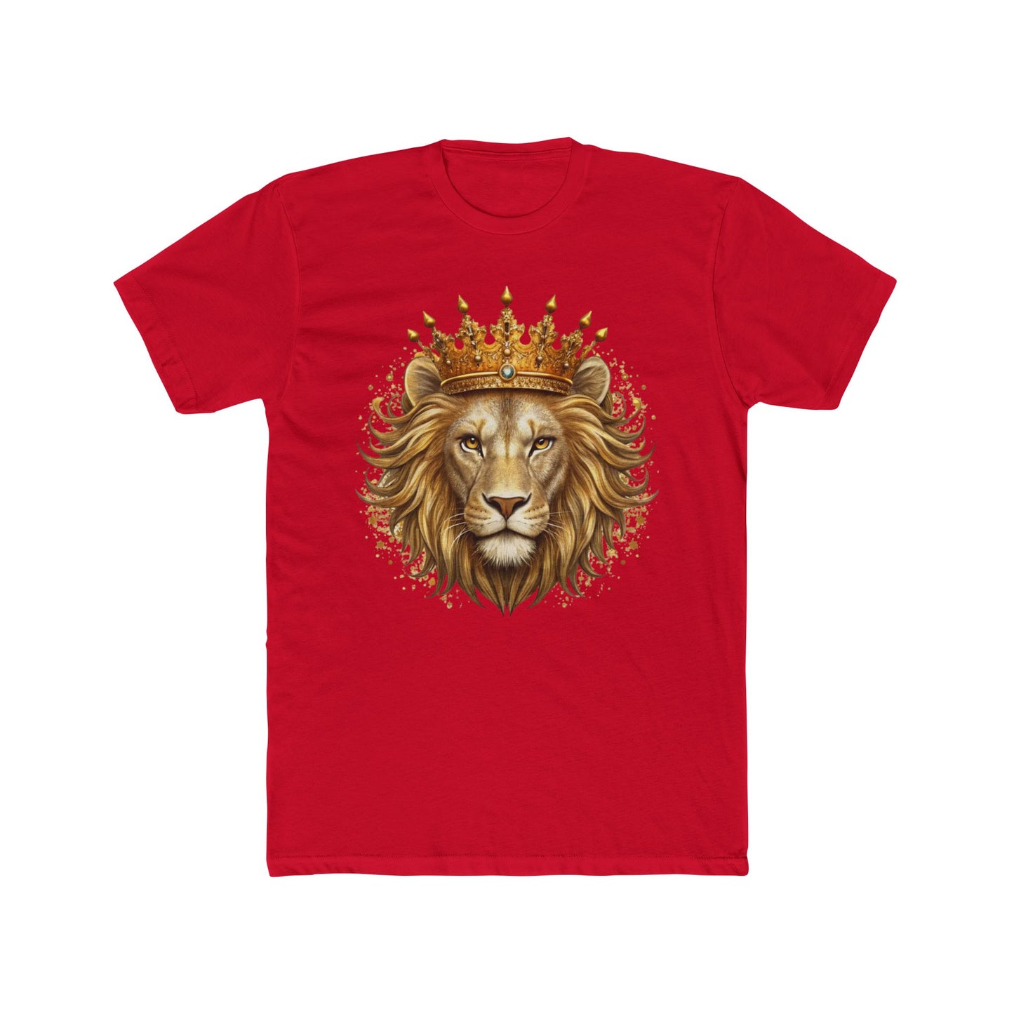 Lion with Crown T-Shirt — Regal King Graphic Tee